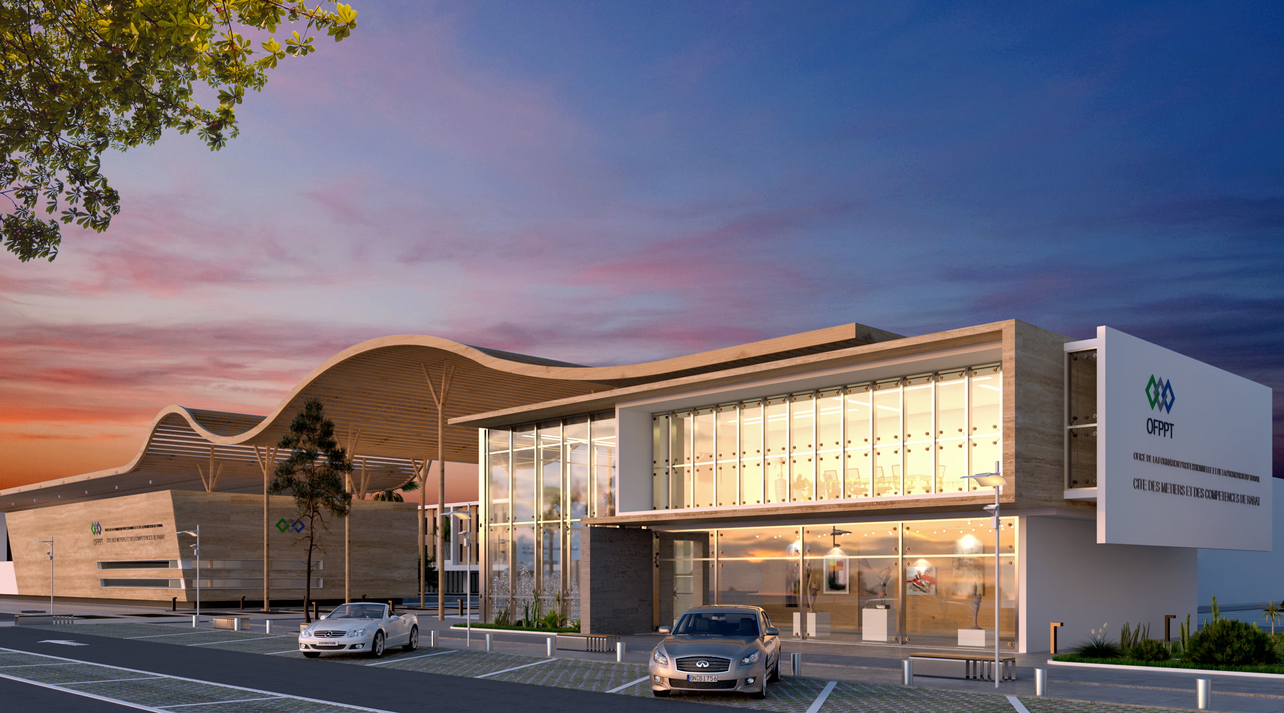 Cité des métiers et des compétences de Rabat | CONCOURS ARCHITECTURAL 1ER  PRIX — 22
