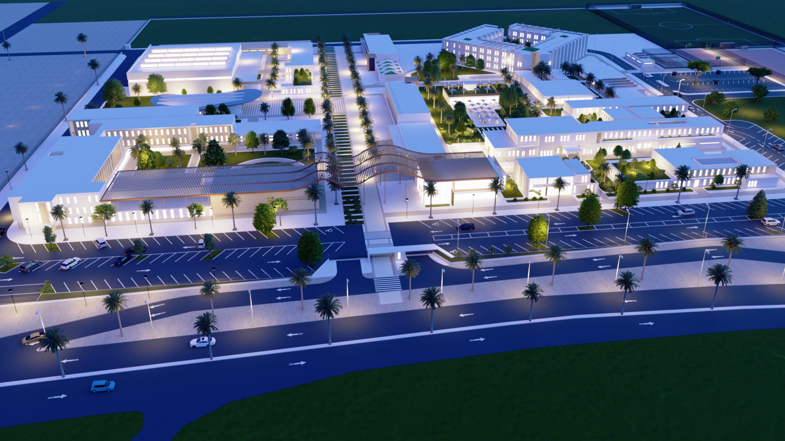 Cité des métiers et des compétences de Rabat | CONCOURS ARCHITECTURAL 1ER  PRIX — 24