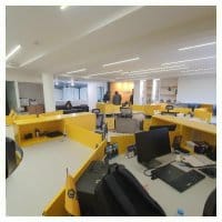 Aménagement intérieur du Nouveau Siège EPIROC MAROC, bureaux et unité logistique