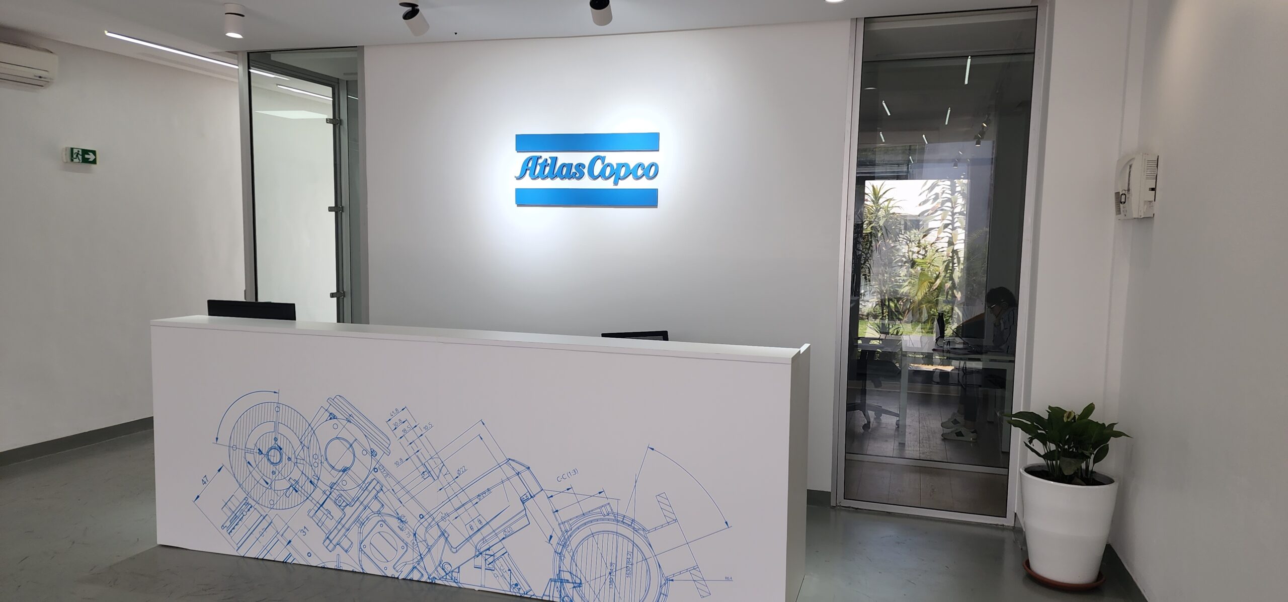 Aménagement intérieur du Nouveau Siège ATLAS COPCO MAROC — 1