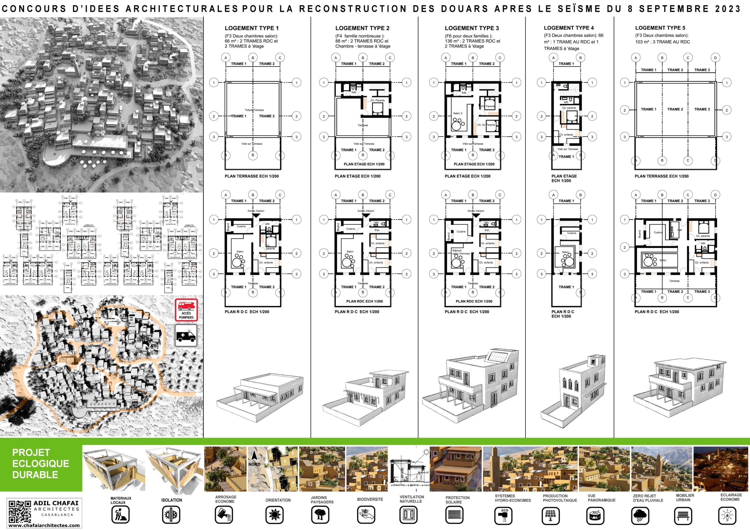 Reconstruction des douars d'Alhaouz apres le seisme du 08-09-2023 — 3
