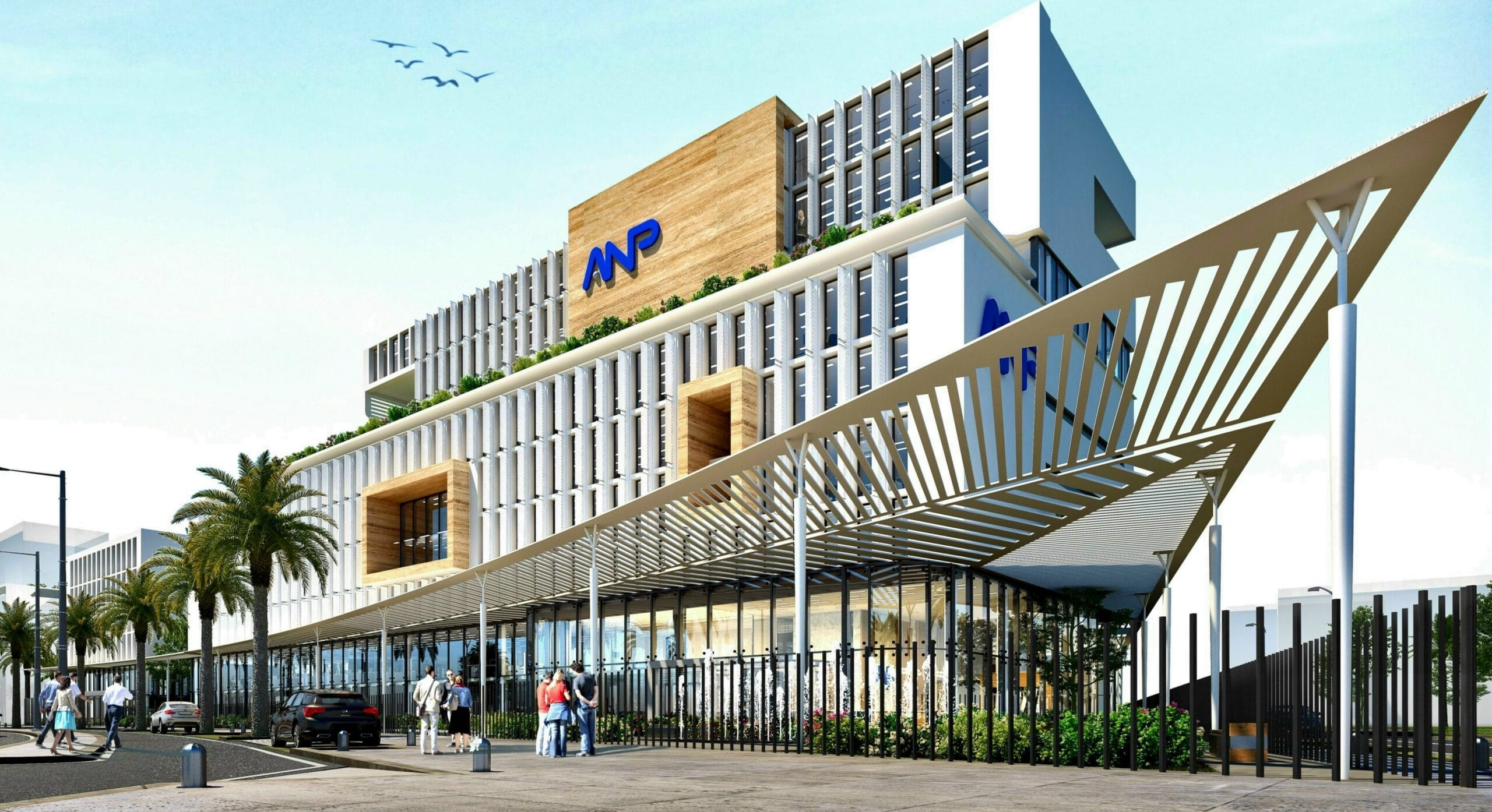Concours du Nouveau Siège de l'Agence Nationale des Ports à Casablanca | 2EME PRIX — 1