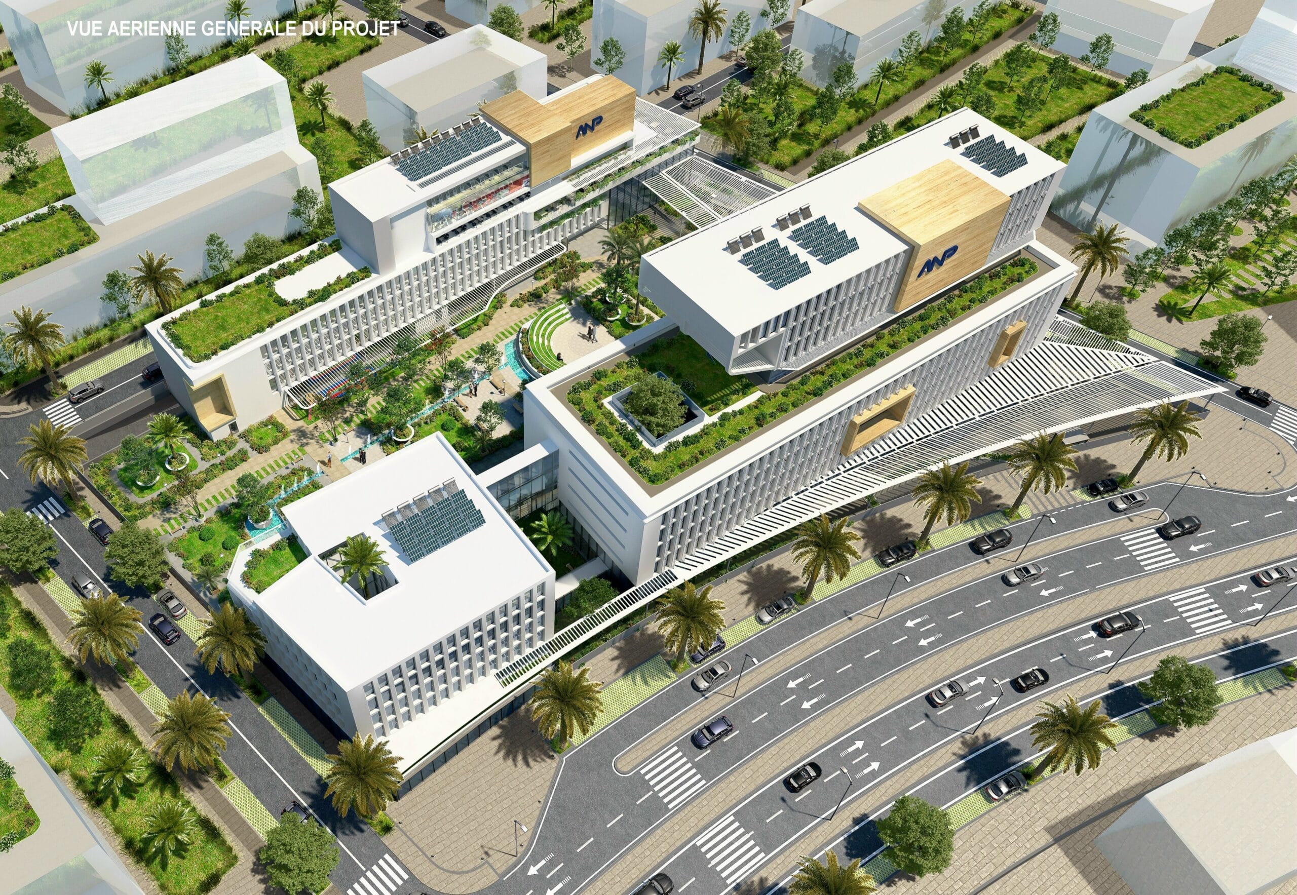 Concours du Nouveau Siège de l'Agence Nationale des Ports à Casablanca | 2EME PRIX — 2
