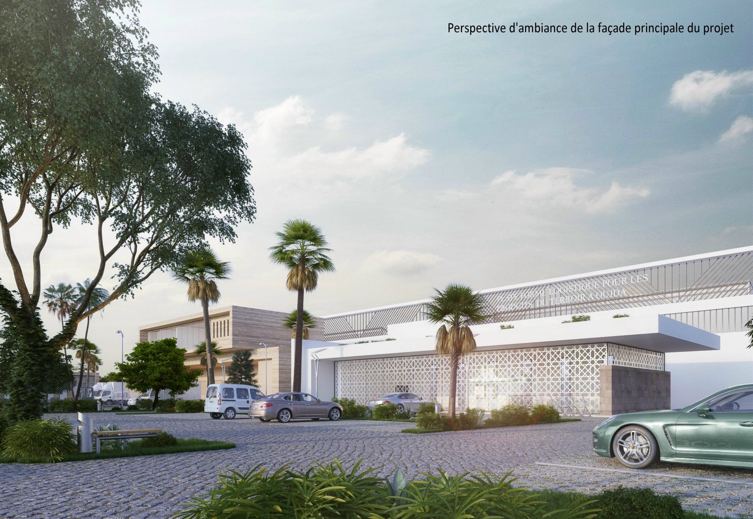 Plateforme logistique pour la valorisation et le conditionnement des produits de Terroirs | CONCOURS ARCHITECTURAL 1ER  PRIX — 1