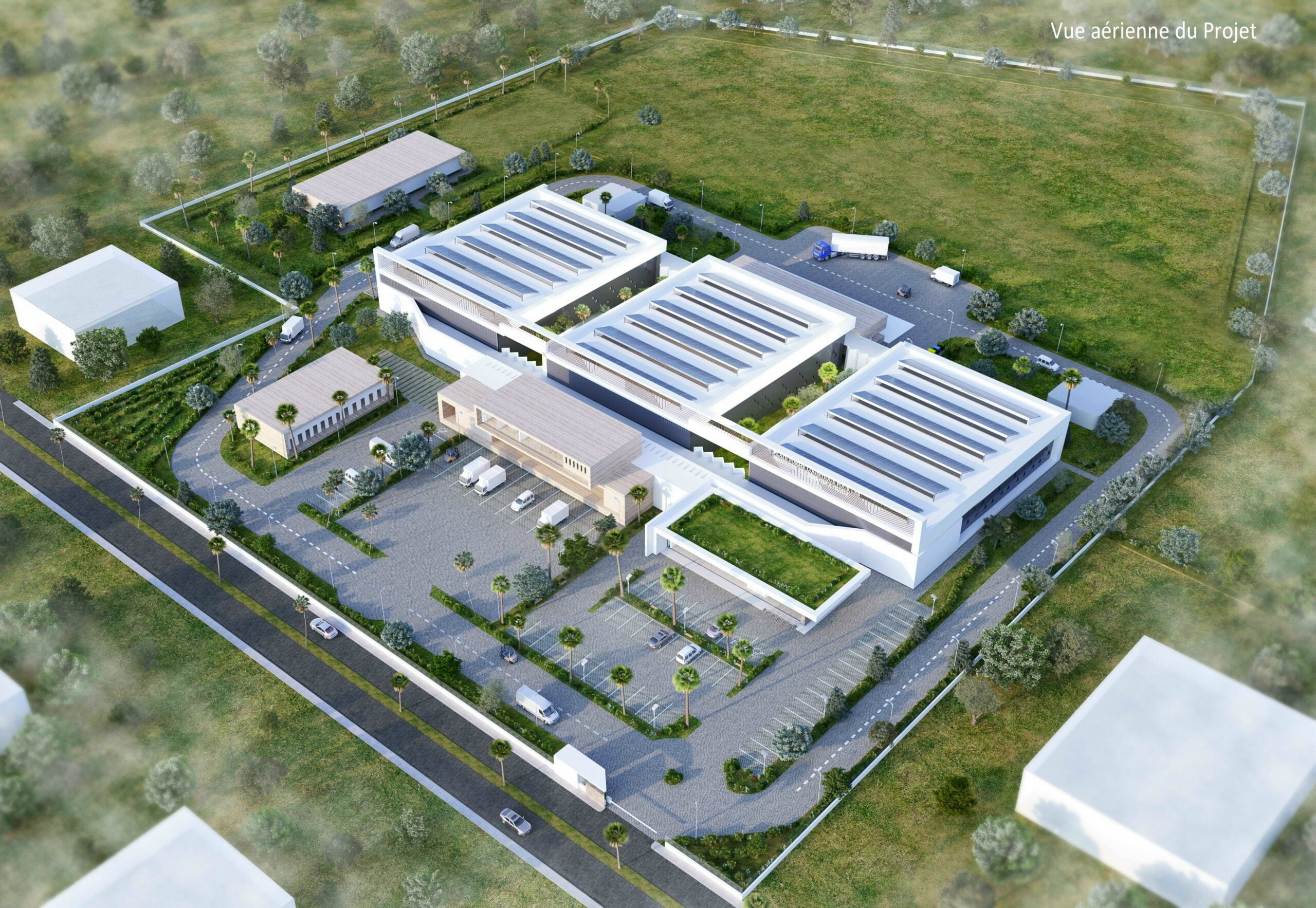 Plateforme logistique pour la valorisation et le conditionnement des produits de Terroirs | CONCOURS ARCHITECTURAL 1ER  PRIX — 2