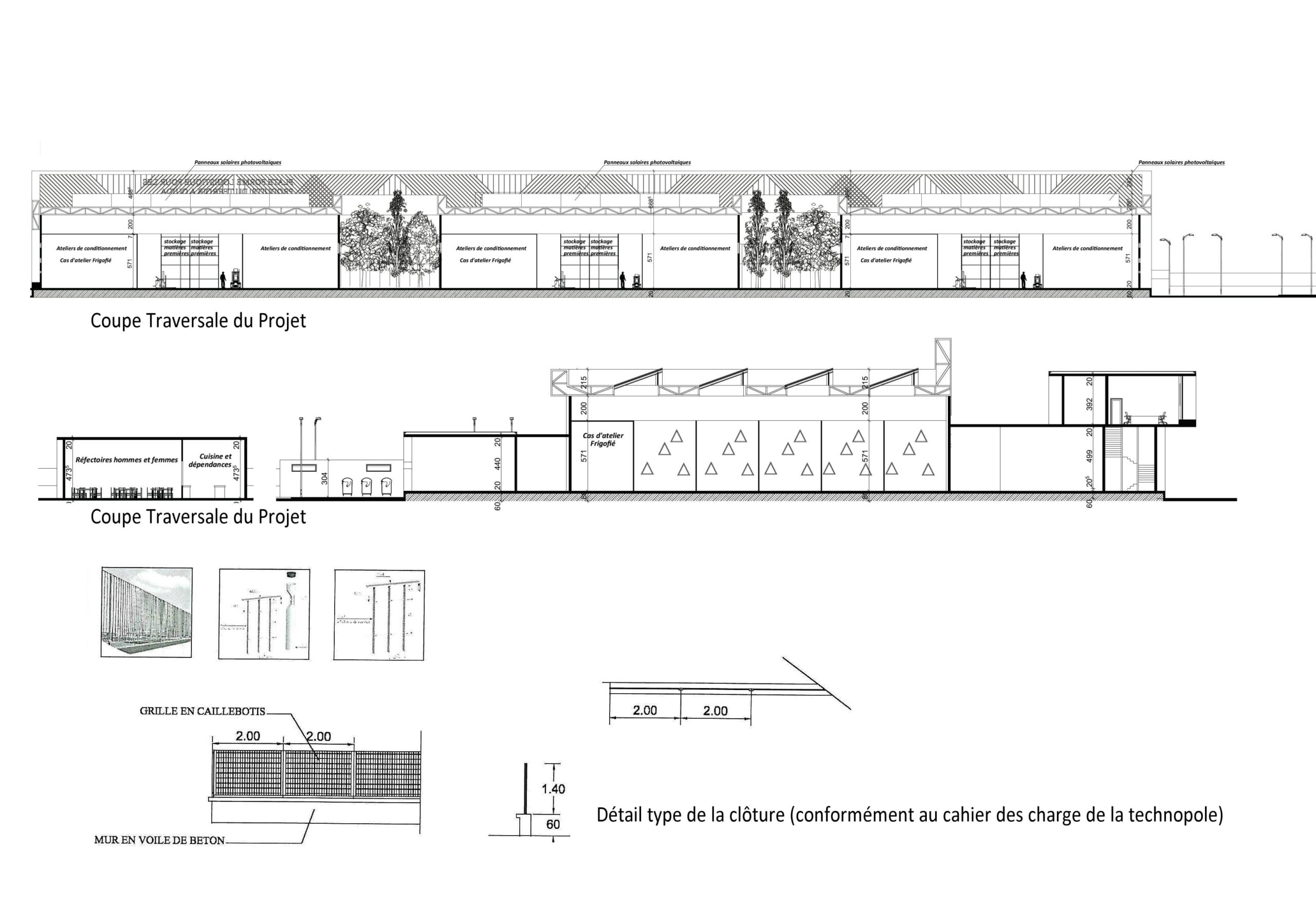 Plateforme logistique pour la valorisation et le conditionnement des produits de Terroirs | CONCOURS ARCHITECTURAL 1ER  PRIX — 8