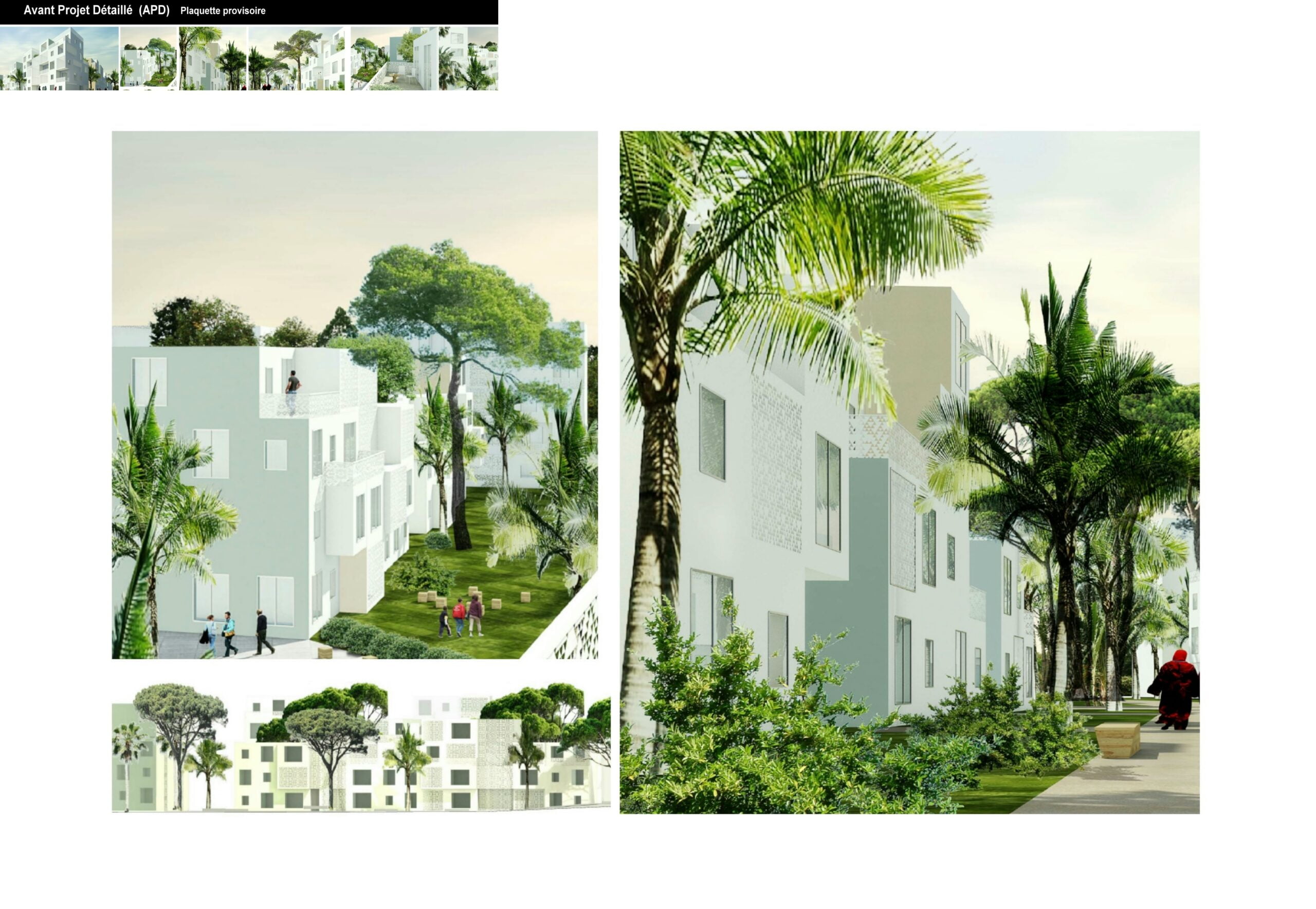 Concours d'habitat pour classe moyenne a lakhyayta | CONCOURS ARCHITECTURAL 1ER  PRIX — 2