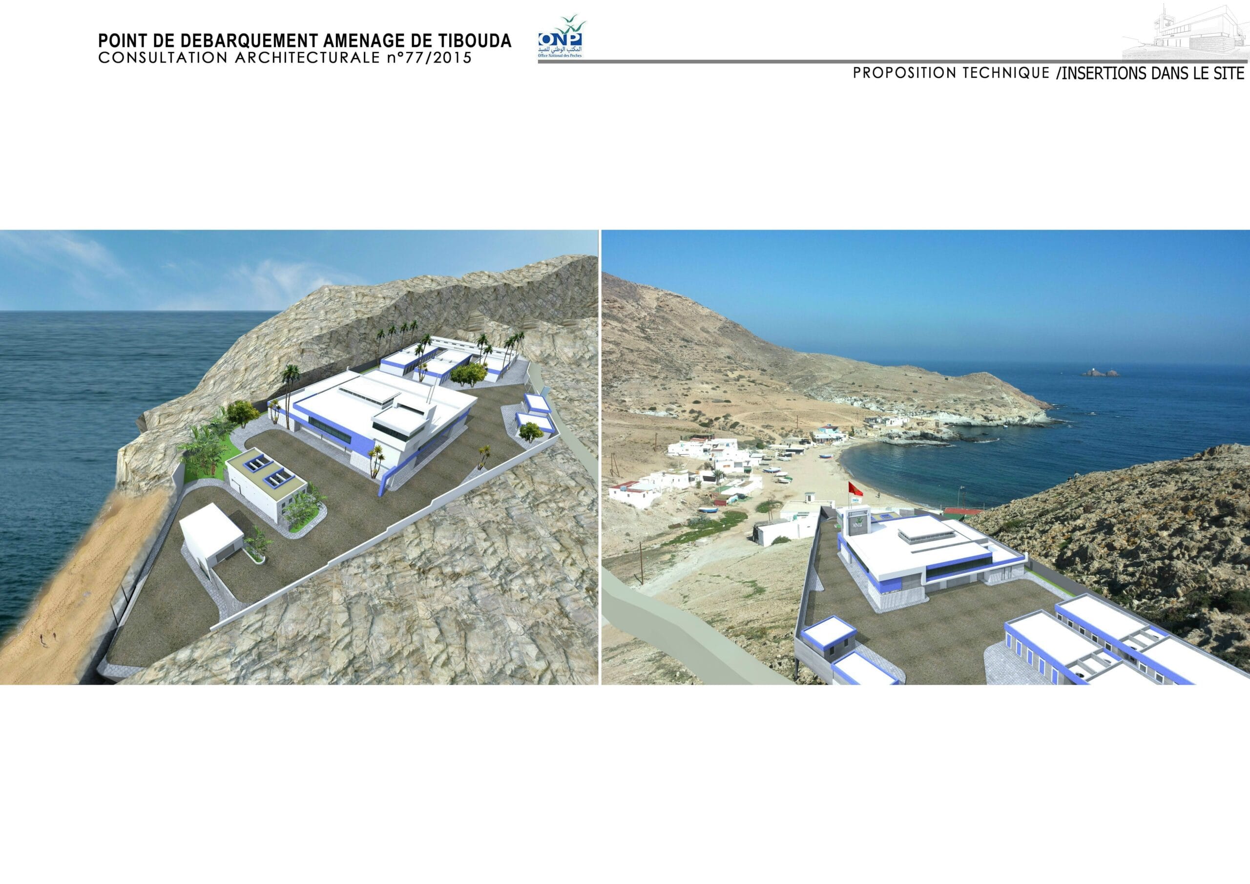 Consultation architecturale point de débarquement de pêcheurs à Tibouda | 1ER  PRIX — 4