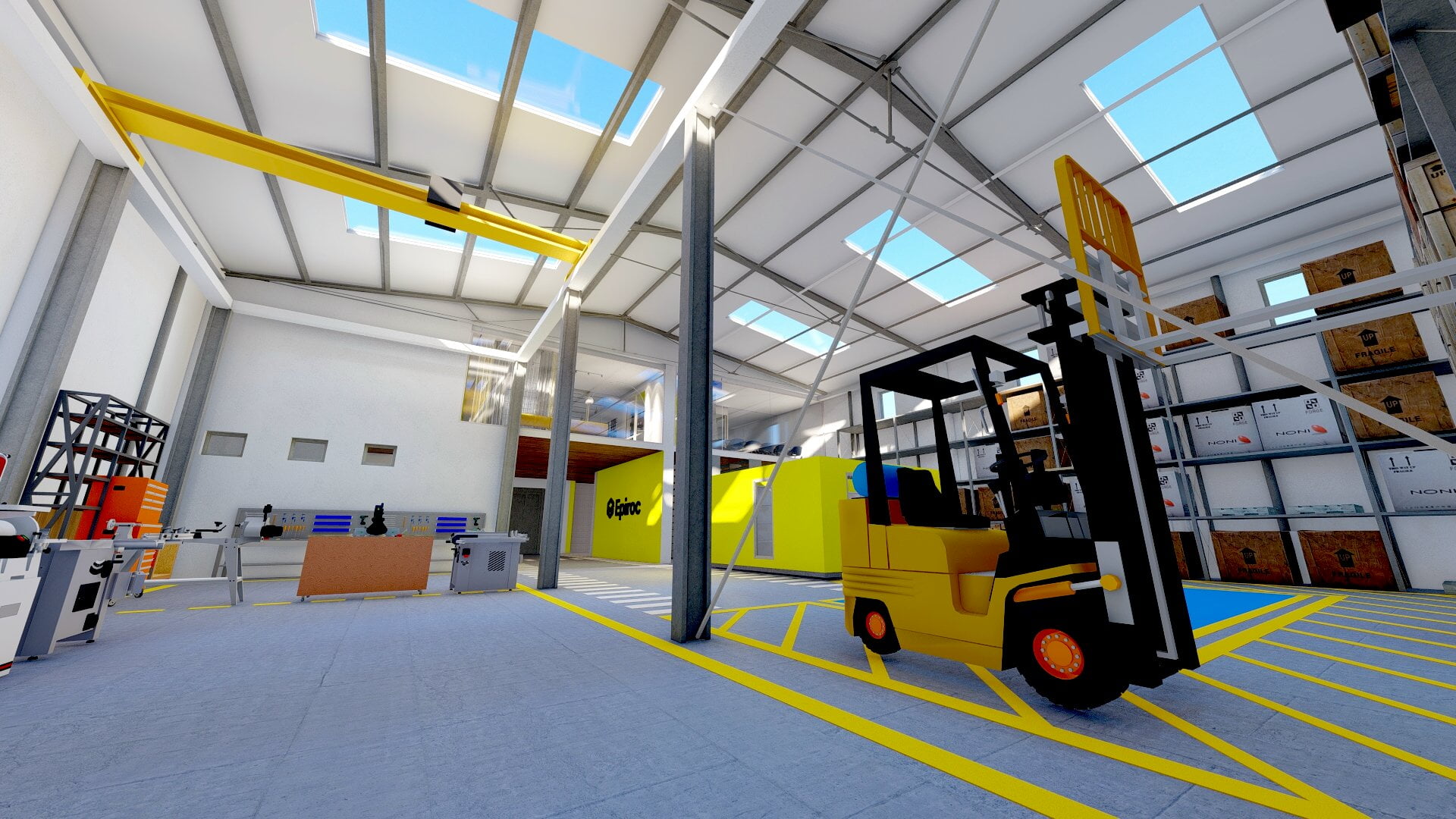 Aménagement intérieur du Nouveau Siège EPIROC MAROC, bureaux et unité logistique — 5