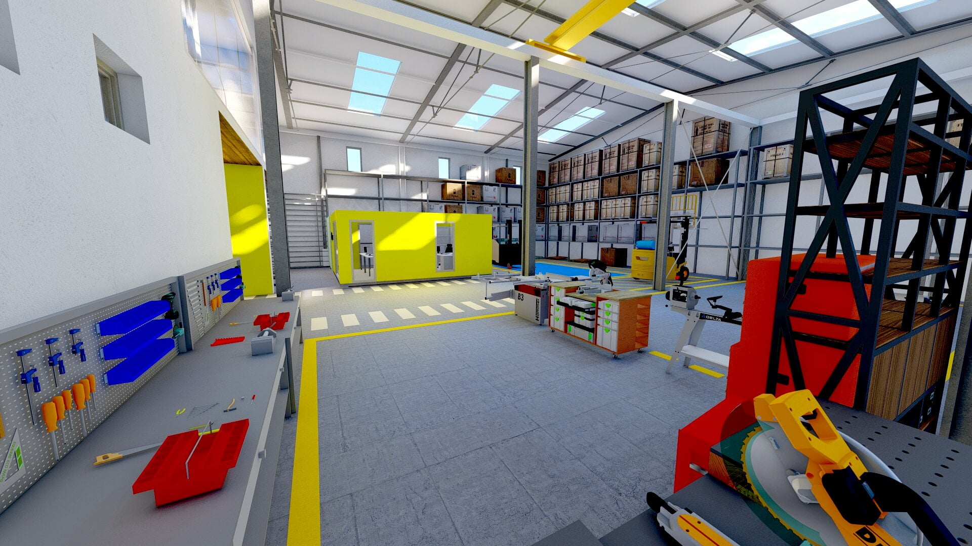 Aménagement intérieur du Nouveau Siège EPIROC MAROC, bureaux et unité logistique — 6