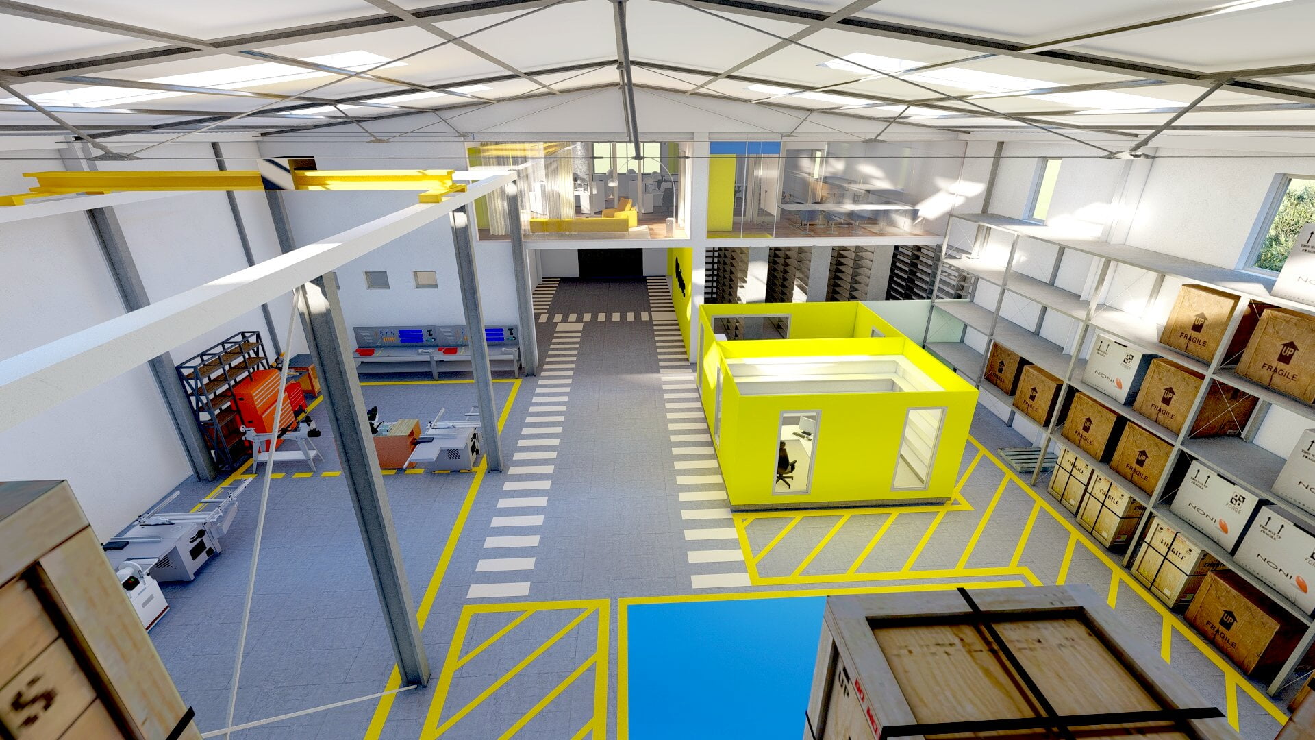 Aménagement intérieur du Nouveau Siège EPIROC MAROC, bureaux et unité logistique — 7