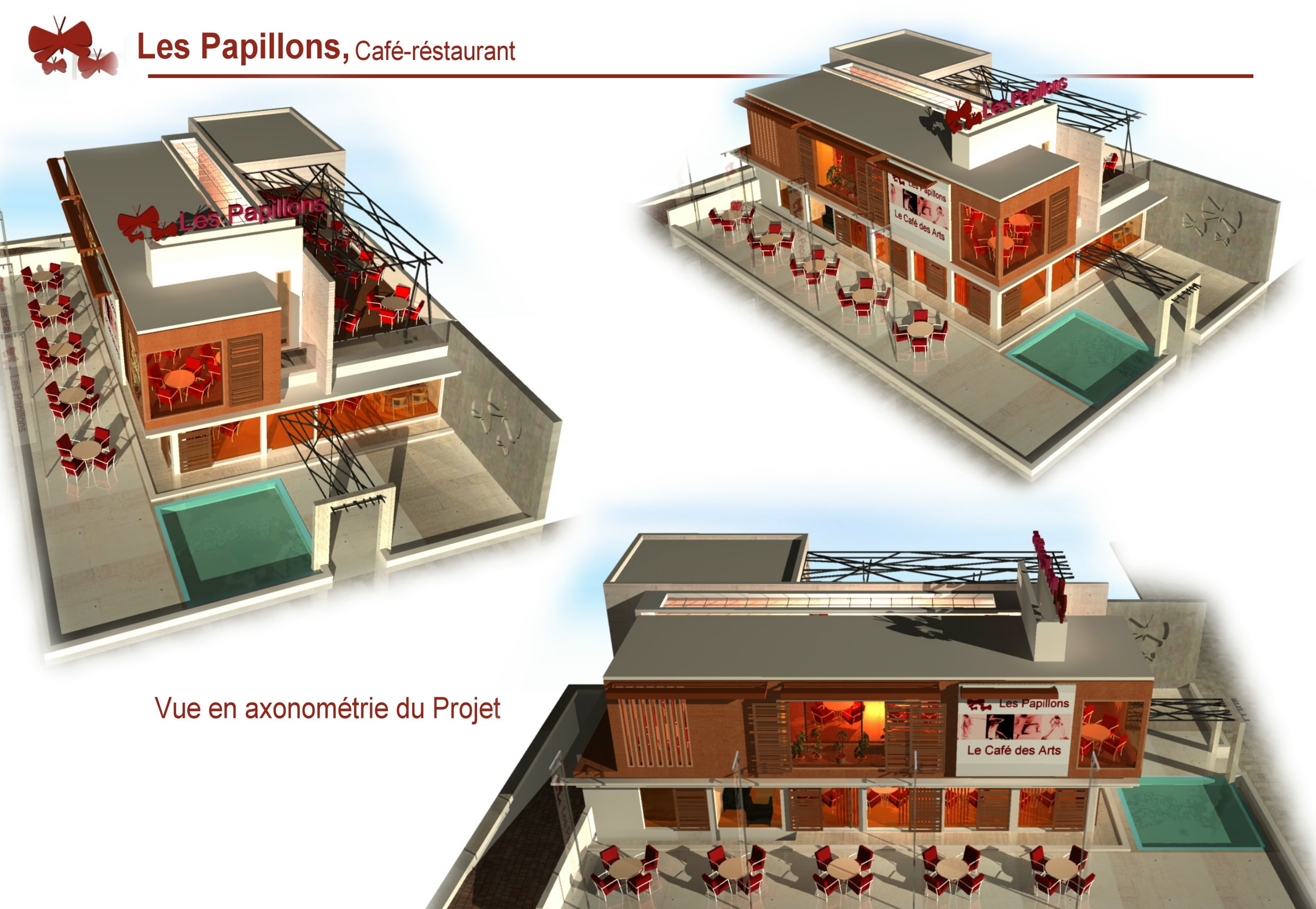 Café restaurant les papillons Casablanca — 2