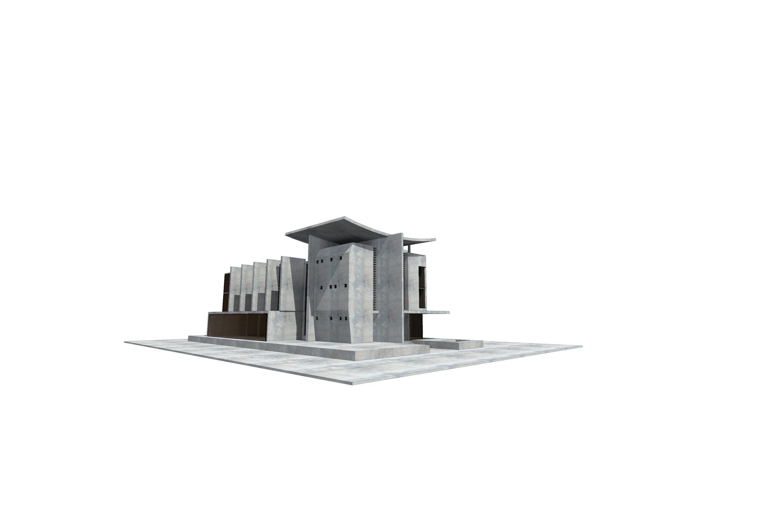 Bâtiment central de commande de la cimenterie — 1
