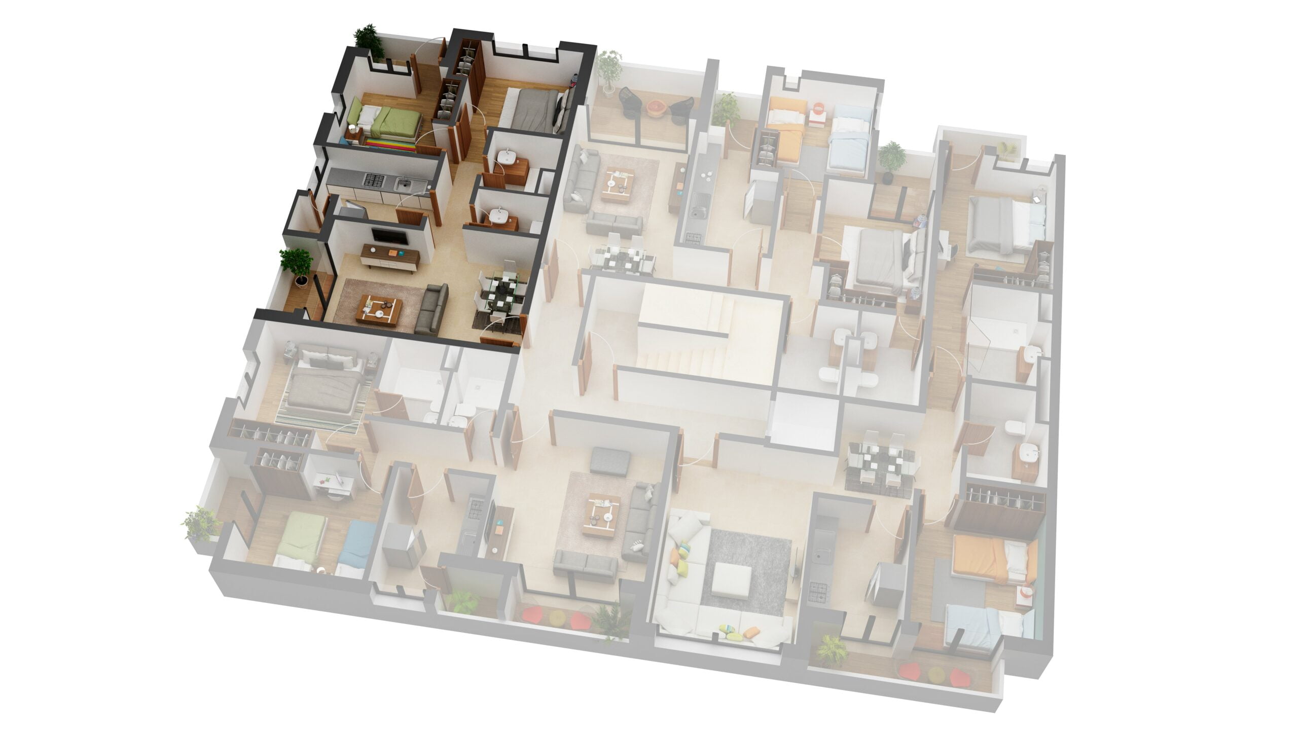 Immeuble BENRAHALI et consorts Bouskoura Casablanca — 2