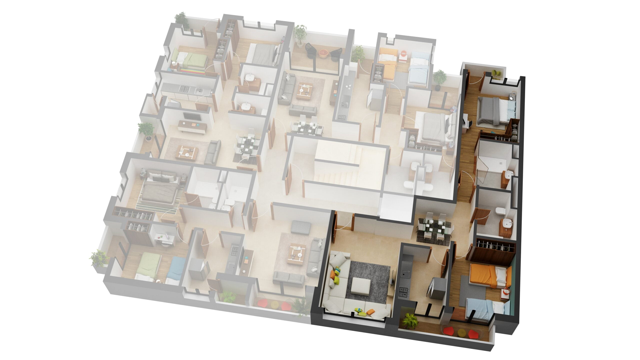 Immeuble BENRAHALI et consorts Bouskoura Casablanca — 3