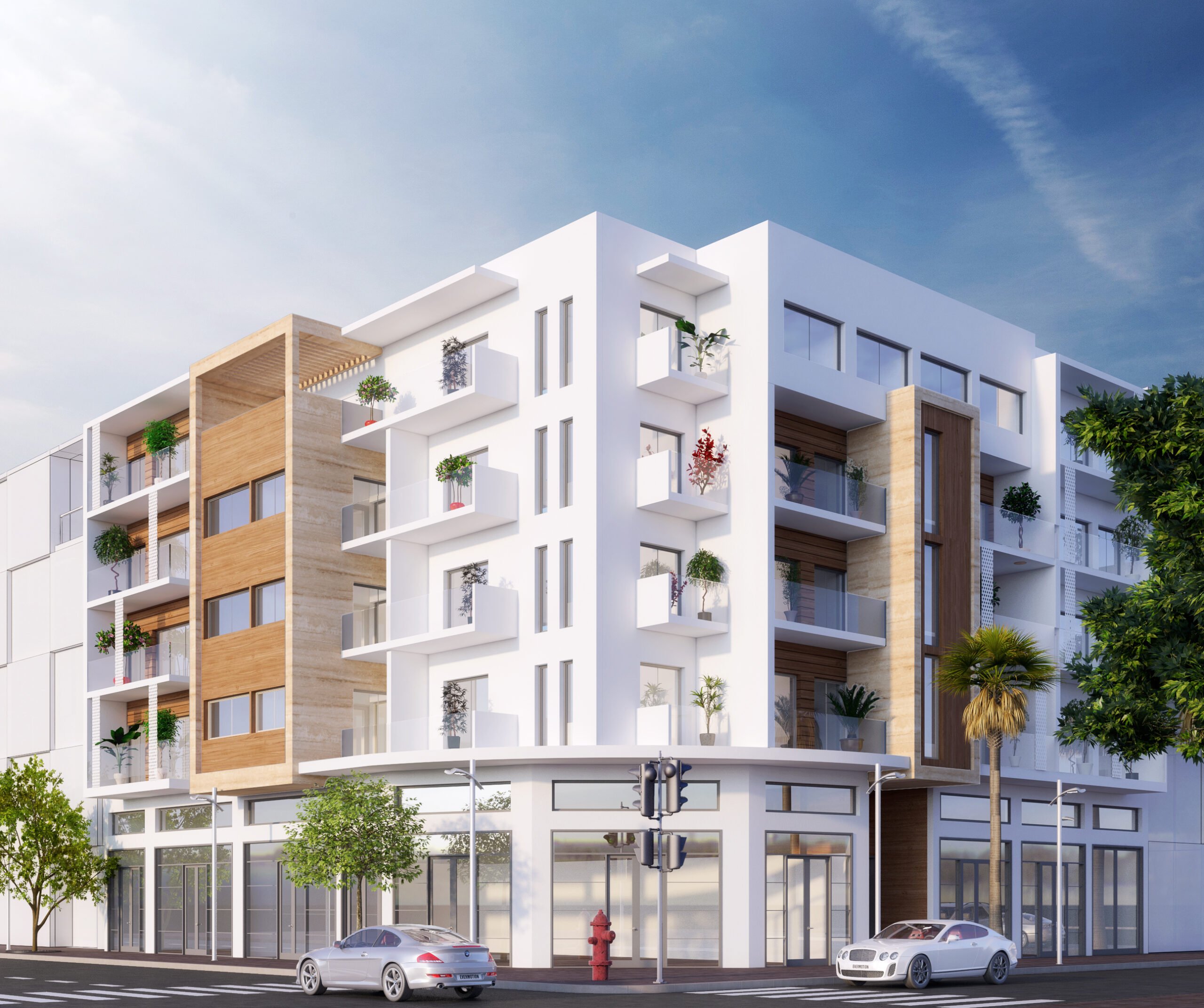 Immeuble Planète Dunes Bouskoura Casablanca — 1