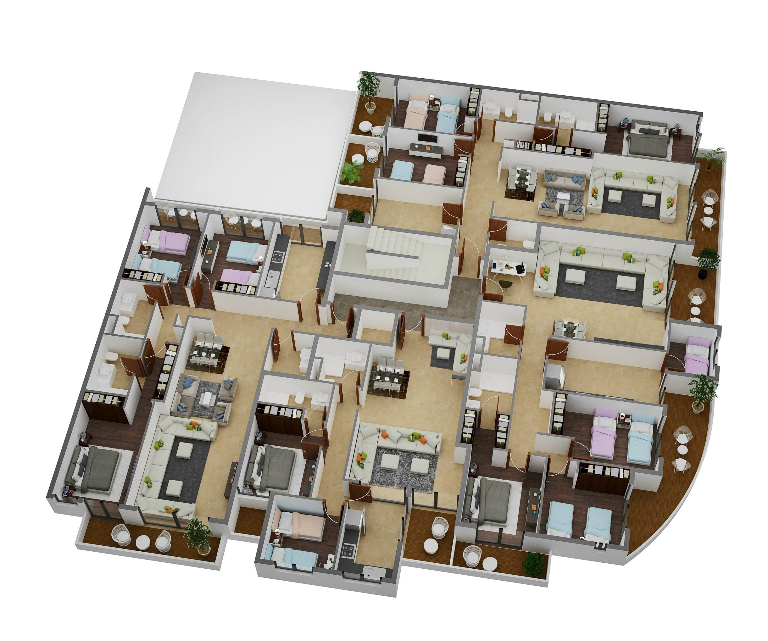 Immeuble Planète Dunes Bouskoura Casablanca — 2