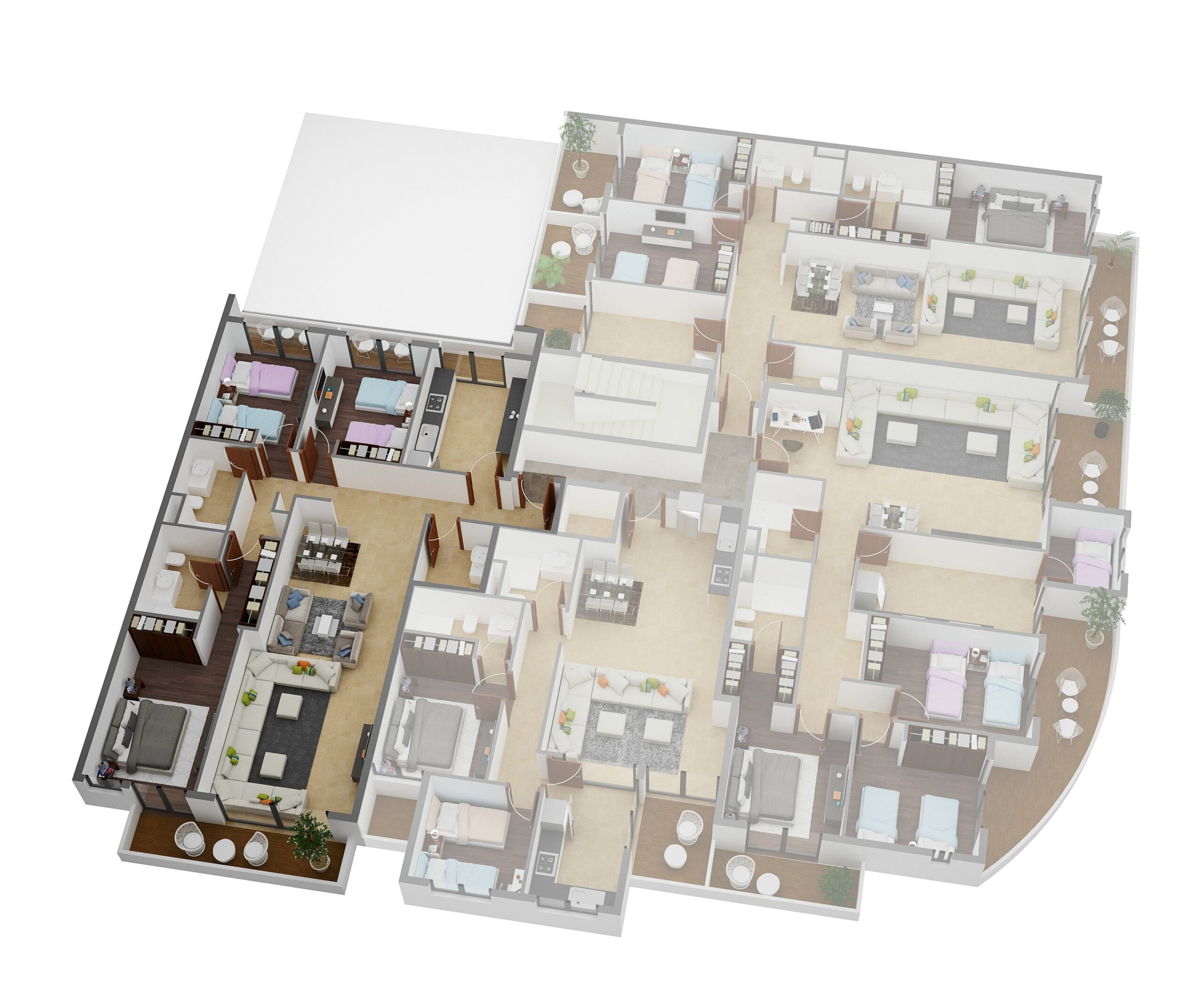 Immeuble Planète Dunes Bouskoura Casablanca — 4