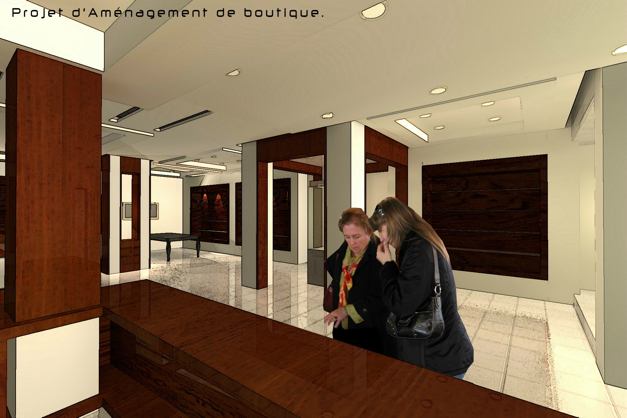 Aménagement magasin de vaisselle Casablanca — 1