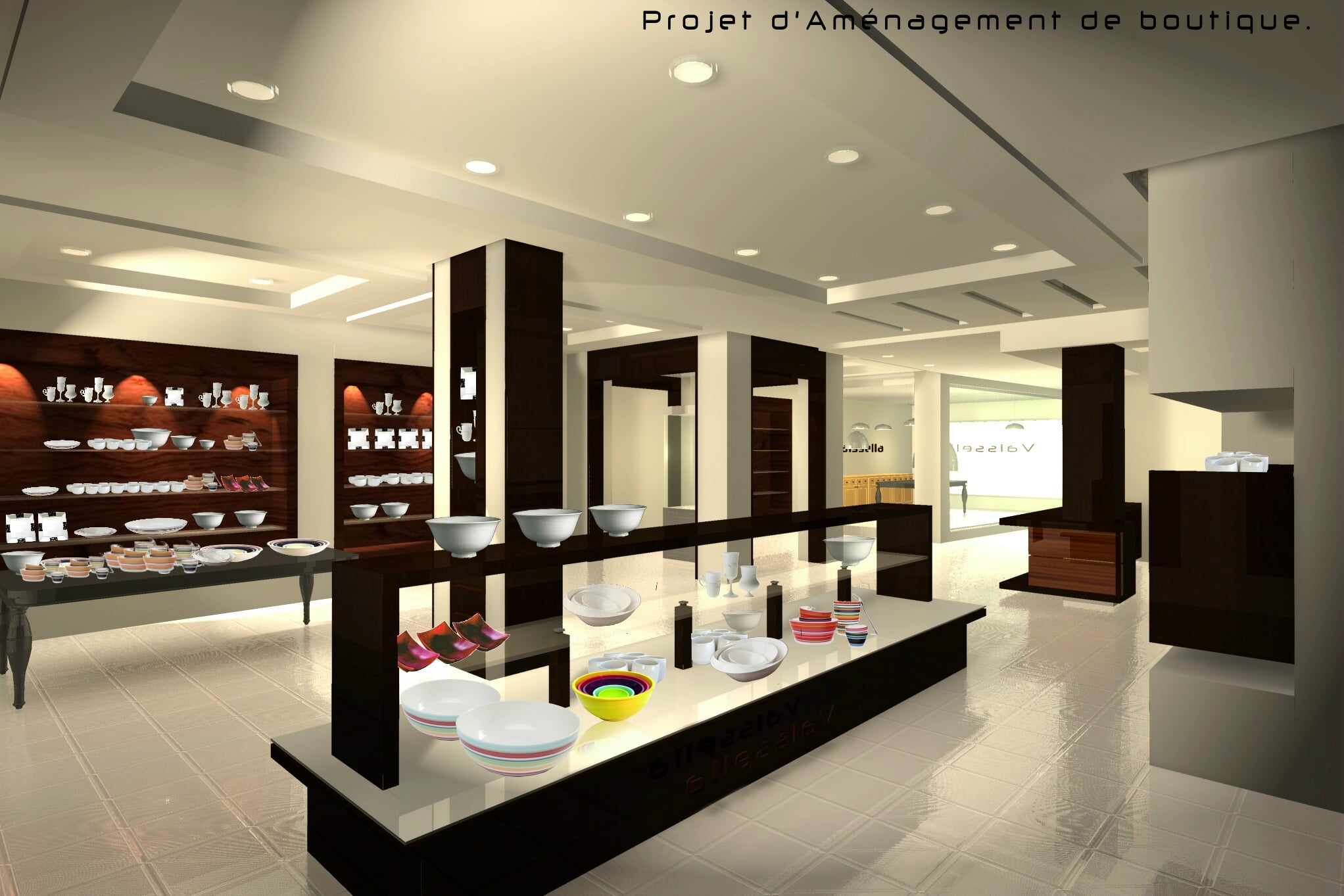 Aménagement magasin de vaisselle Casablanca — 2