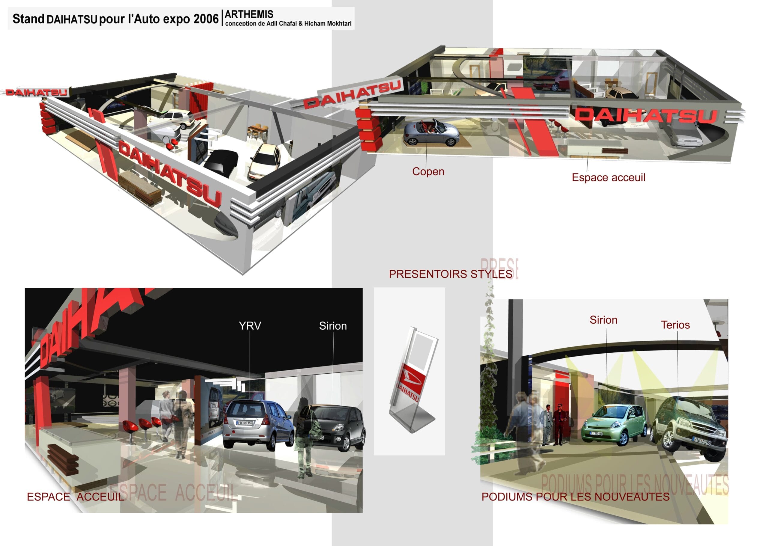 Stand Salon de l'automobile casablanca 2006 — 2
