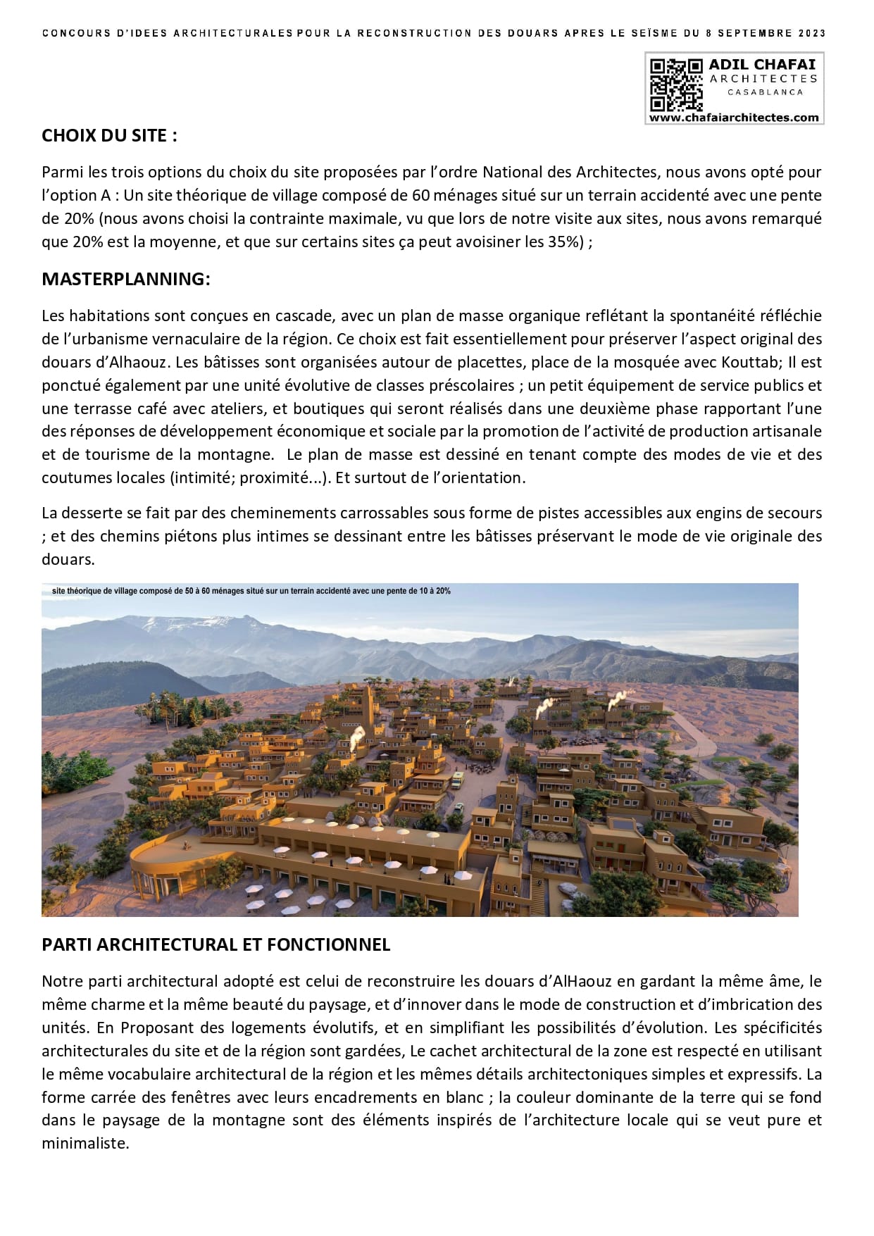 Reconstruction des douars d'Alhaouz apres le seisme du 08-09-2023 — 4