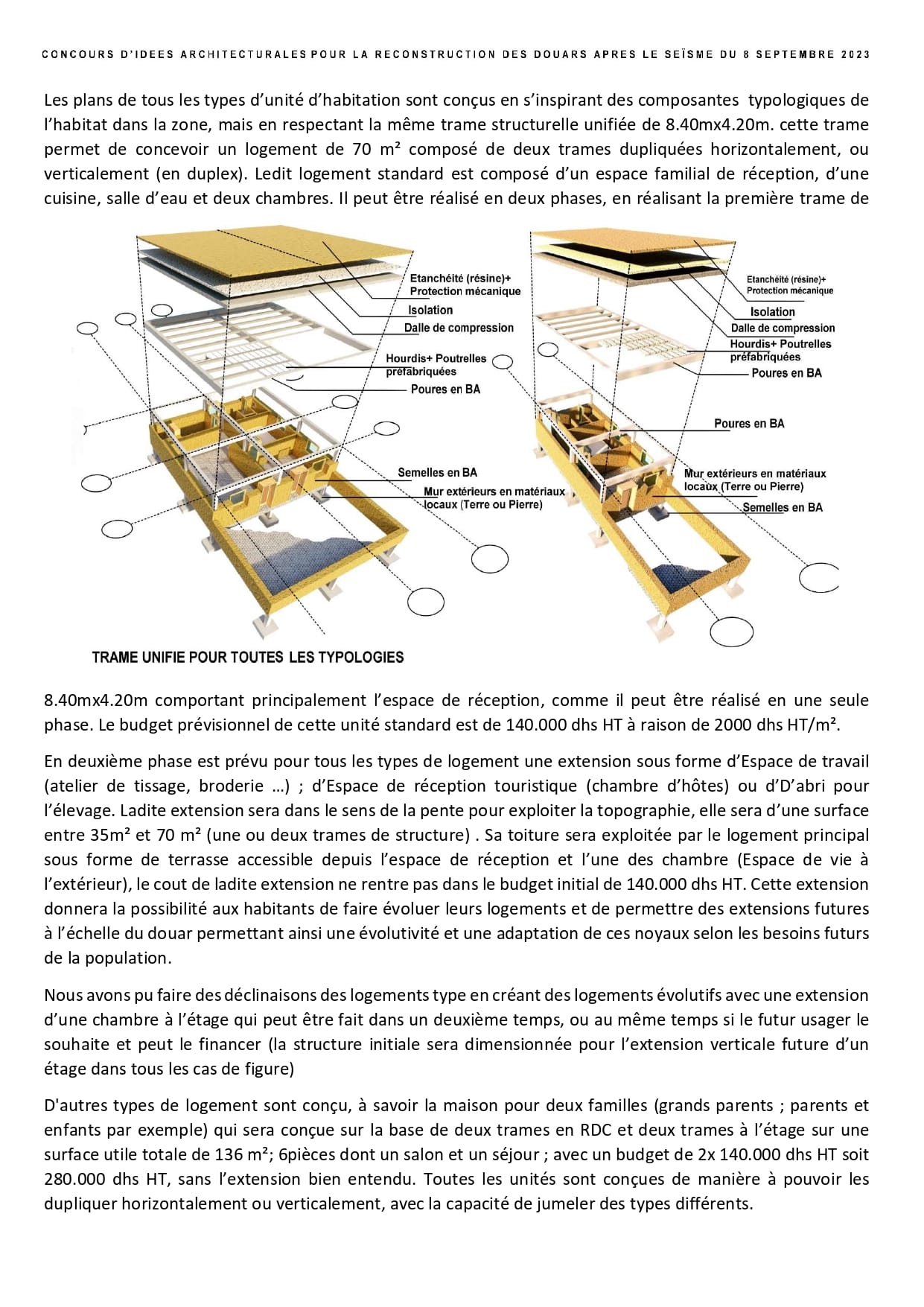 Reconstruction des douars d'Alhaouz apres le seisme du 08-09-2023 — 5