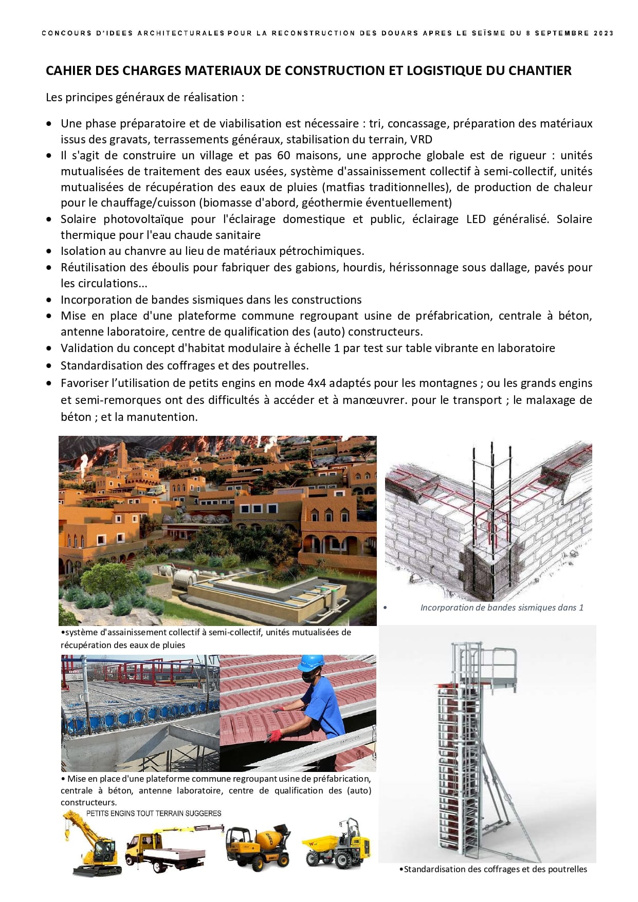 Reconstruction des douars d'Alhaouz apres le seisme du 08-09-2023 — 8