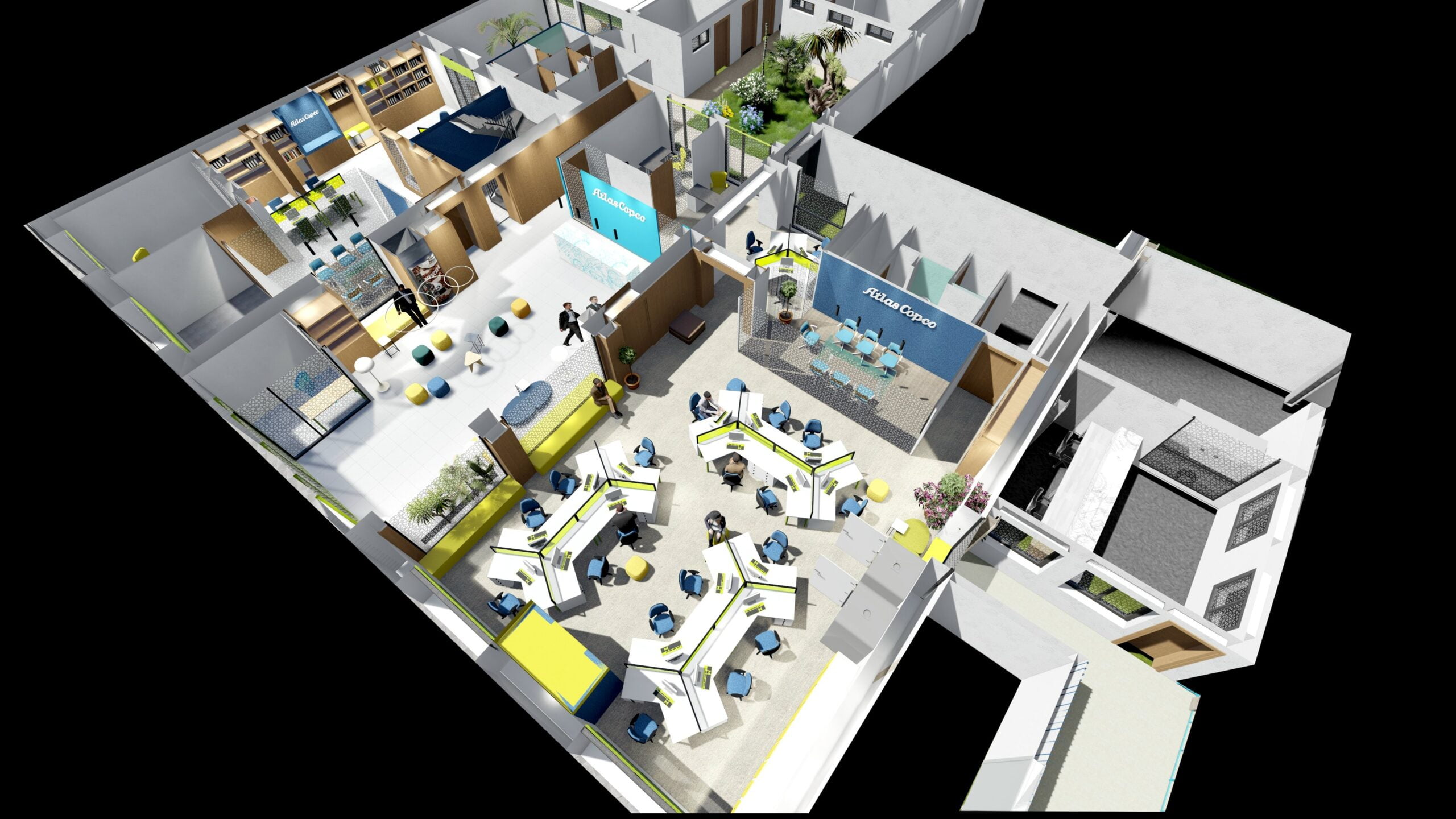 Aménagement intérieur du Nouveau Siège ATLAS COPCO MAROC — 6
