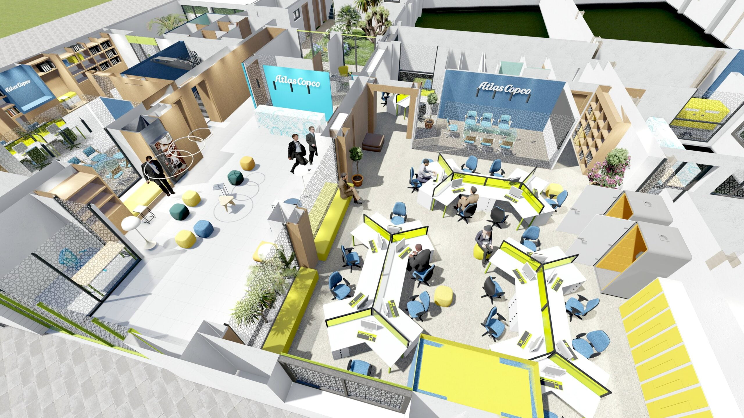 Aménagement intérieur du Nouveau Siège ATLAS COPCO MAROC — 7