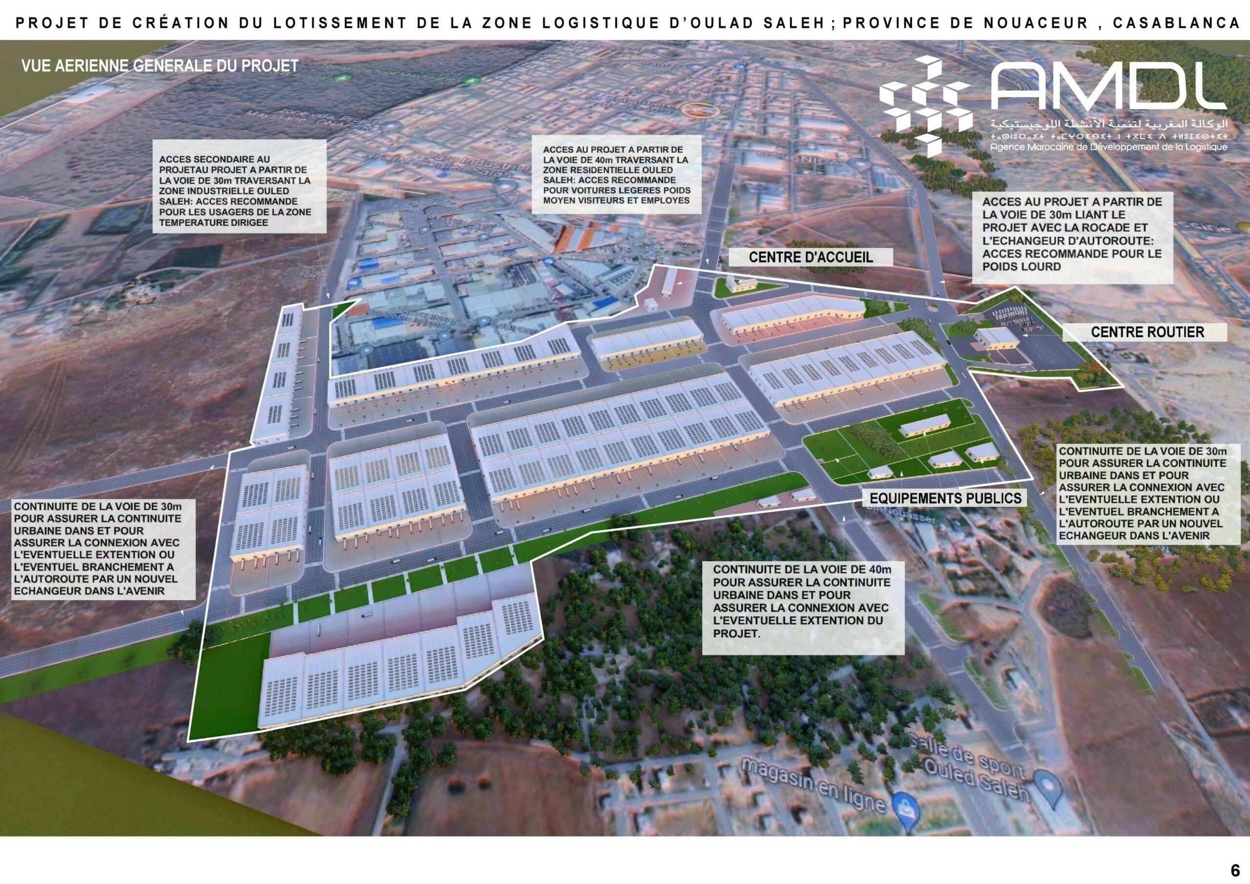 Zone logistique ouled saleh province de Nouaceur — 2