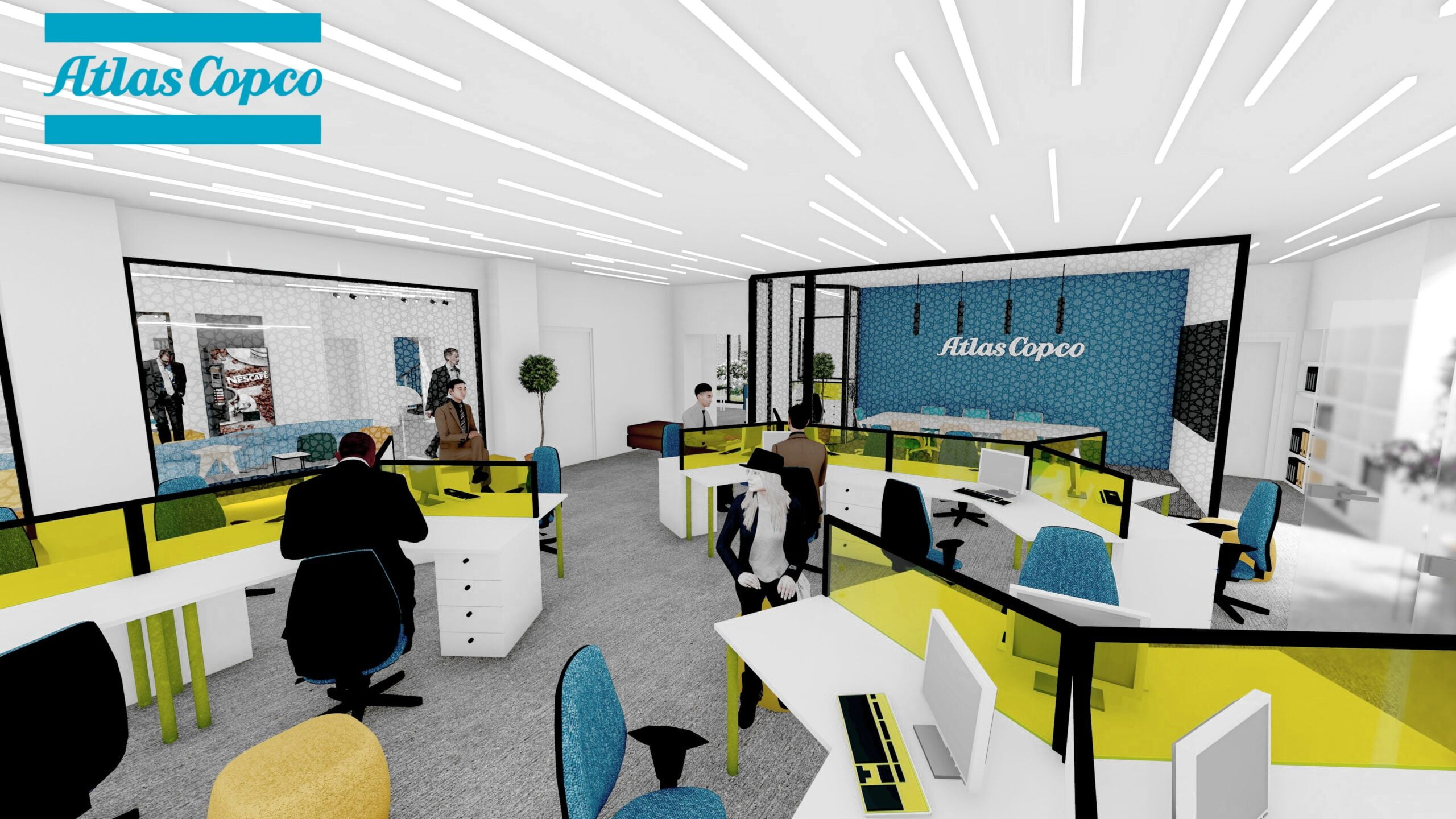 Aménagement intérieur du Nouveau Siège ATLAS COPCO MAROC — 8