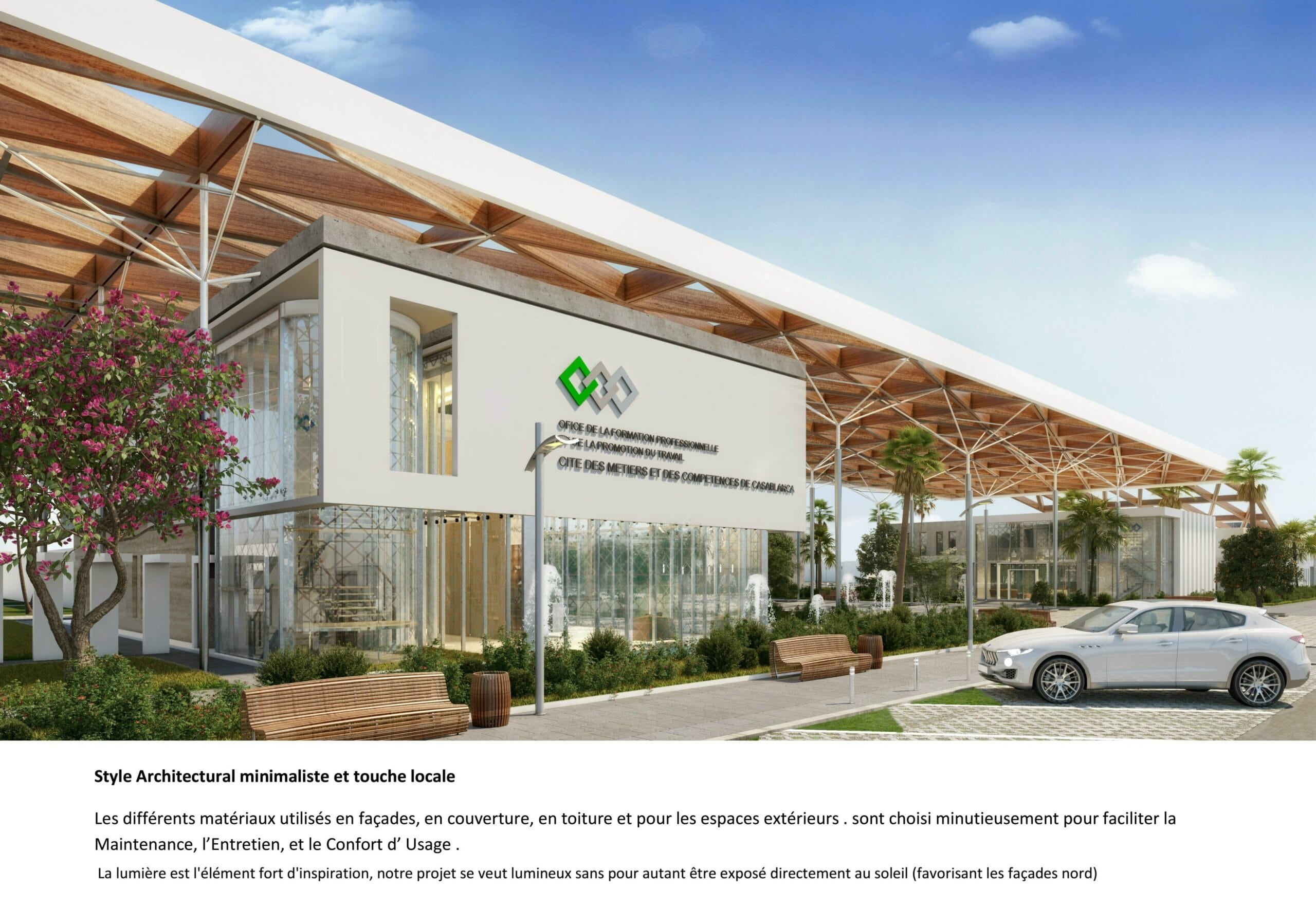 Cité des métiers et des compétences de la Région de Casablanca | CONCOURS ARCHITECTURAL 2EME   PRIX — 5