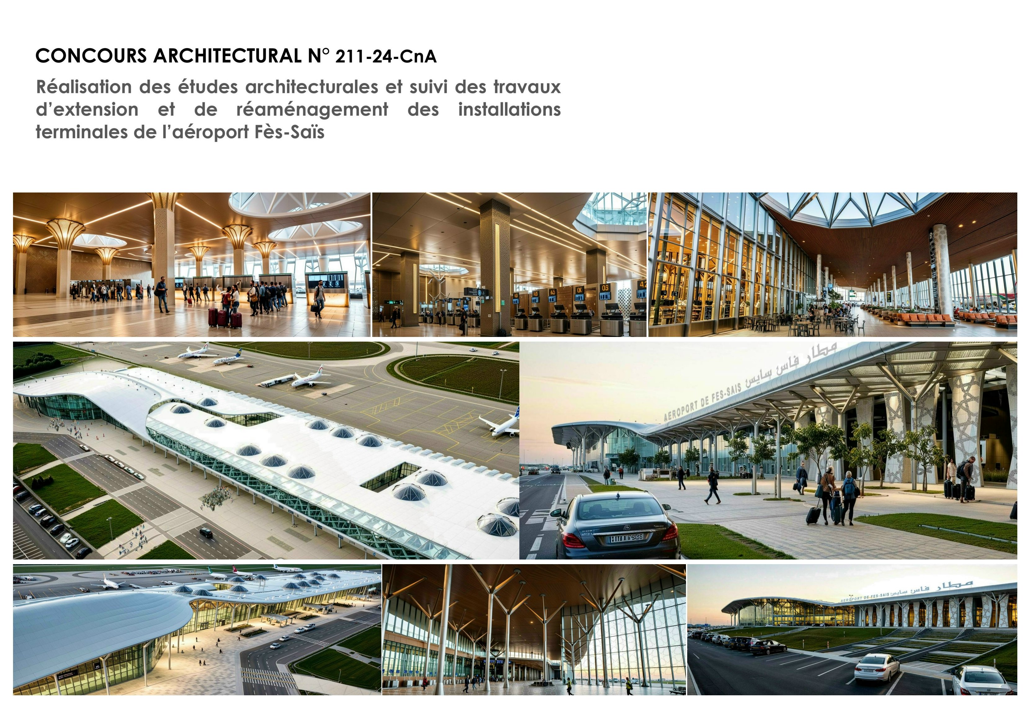 Nouvel Aéroport de Fès | CONCOURS ARCHITECTURAL 3EME PRIX — 1