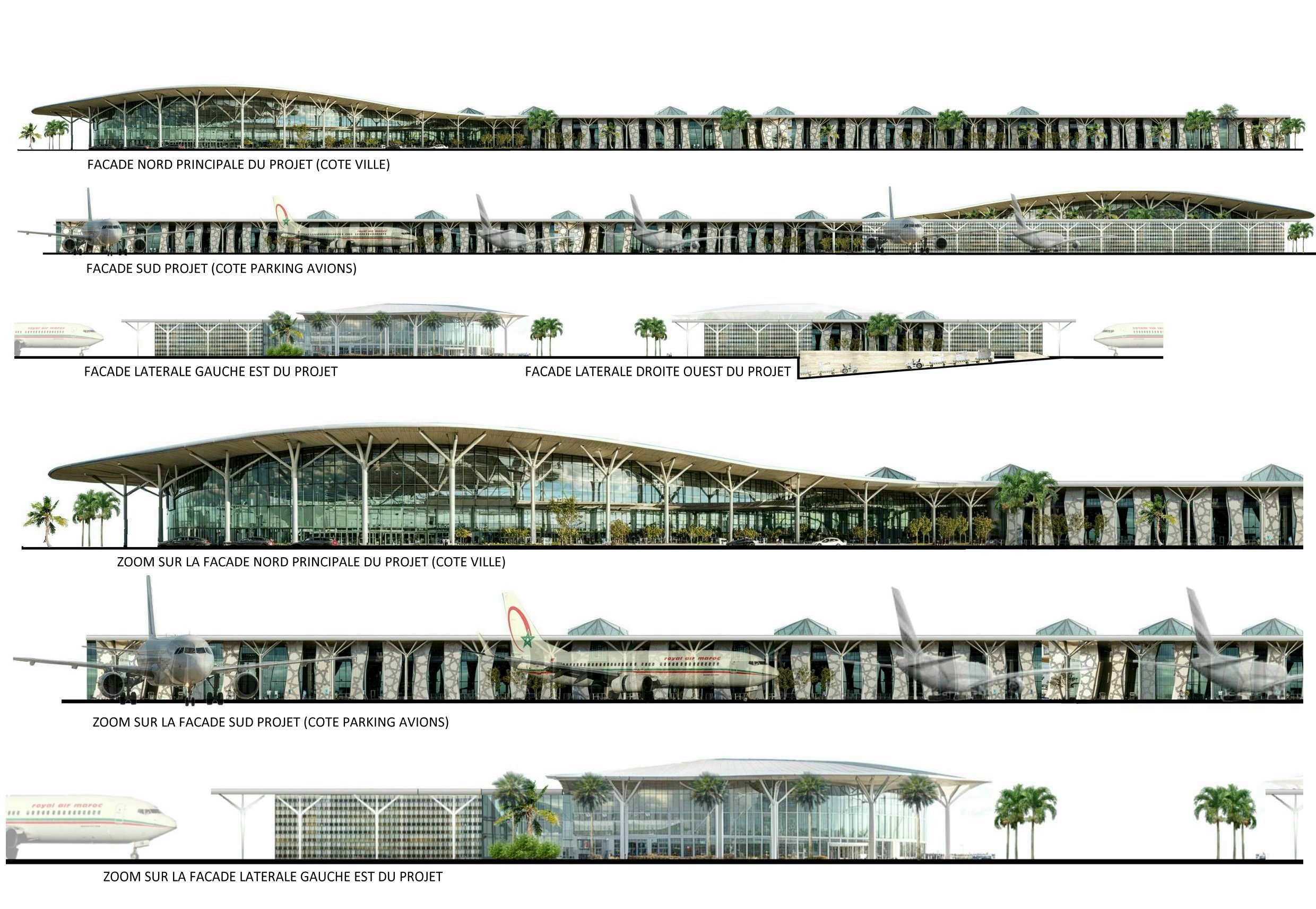 Nouvel Aéroport de Fès | CONCOURS ARCHITECTURAL 3EME PRIX — 13