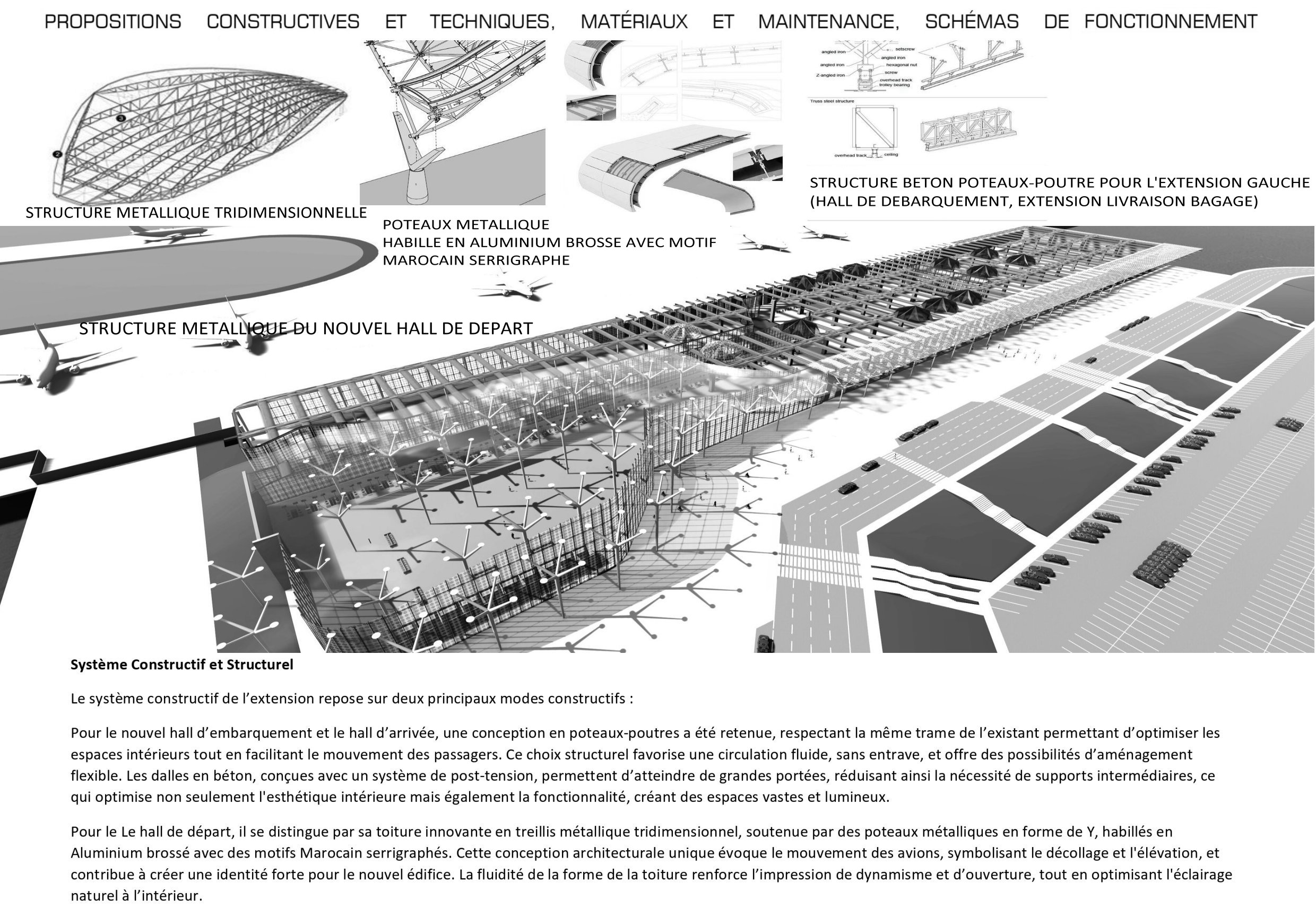 Nouvel Aéroport de Fès | CONCOURS ARCHITECTURAL 3EME PRIX — 16