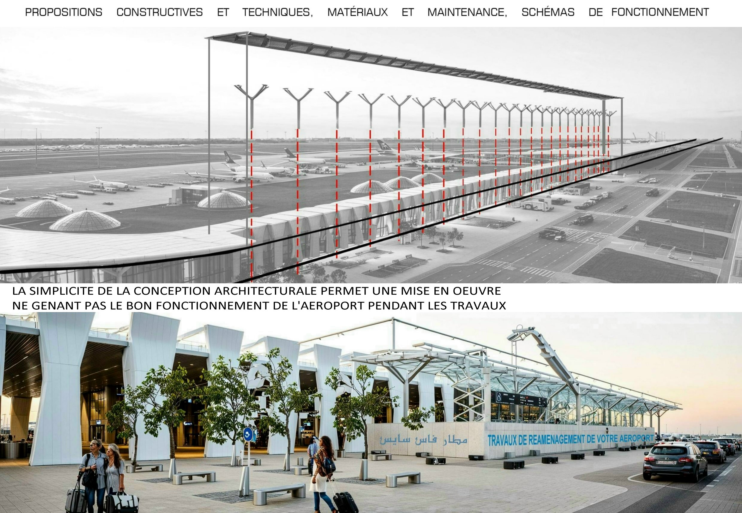 Nouvel Aéroport de Fès | CONCOURS ARCHITECTURAL 3EME PRIX — 17