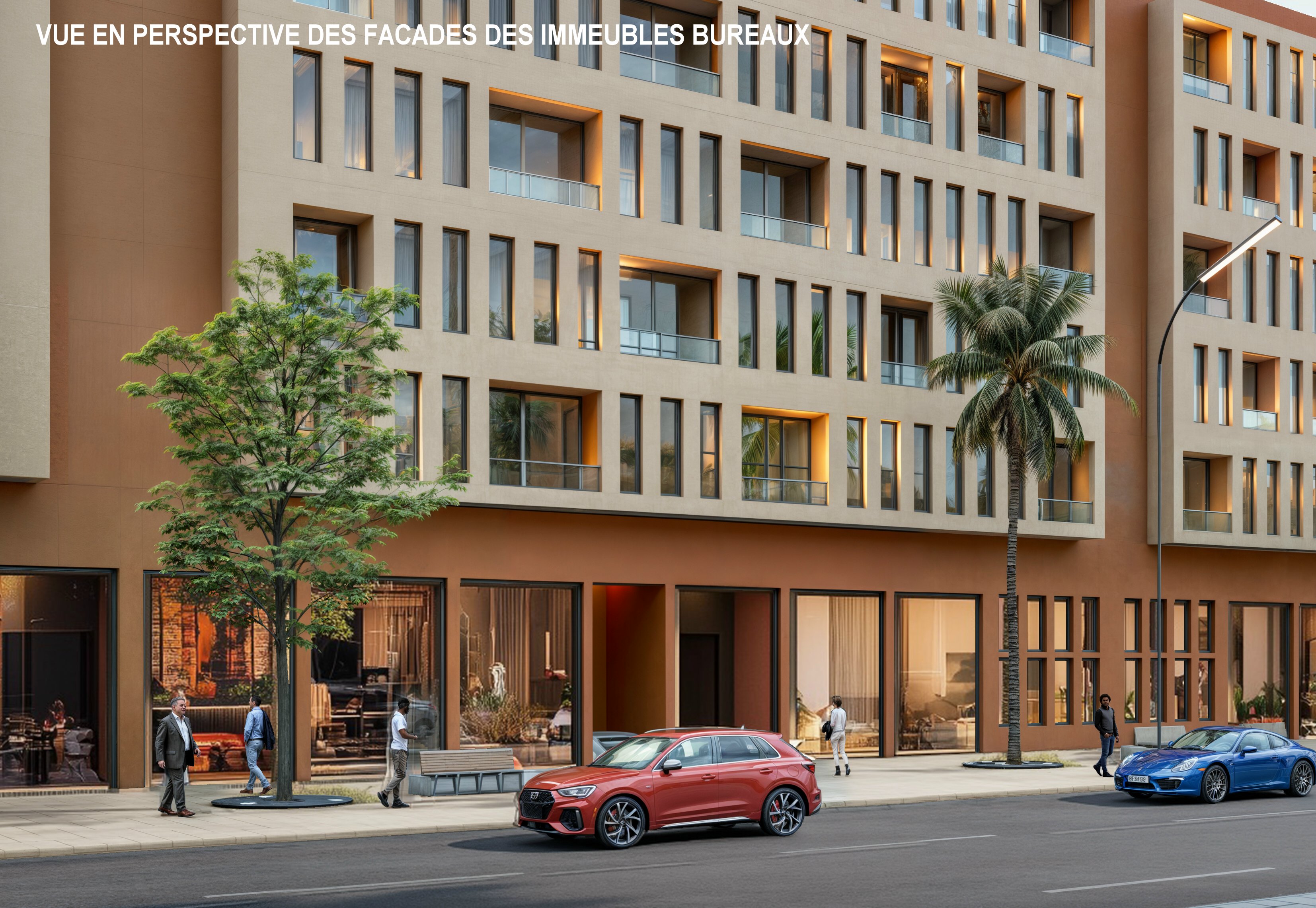 Projet résidentiel et de bureau Al Fayrouz Marrakech | CONCOURS ARCHITECTURAL 1ER PRIX — 4