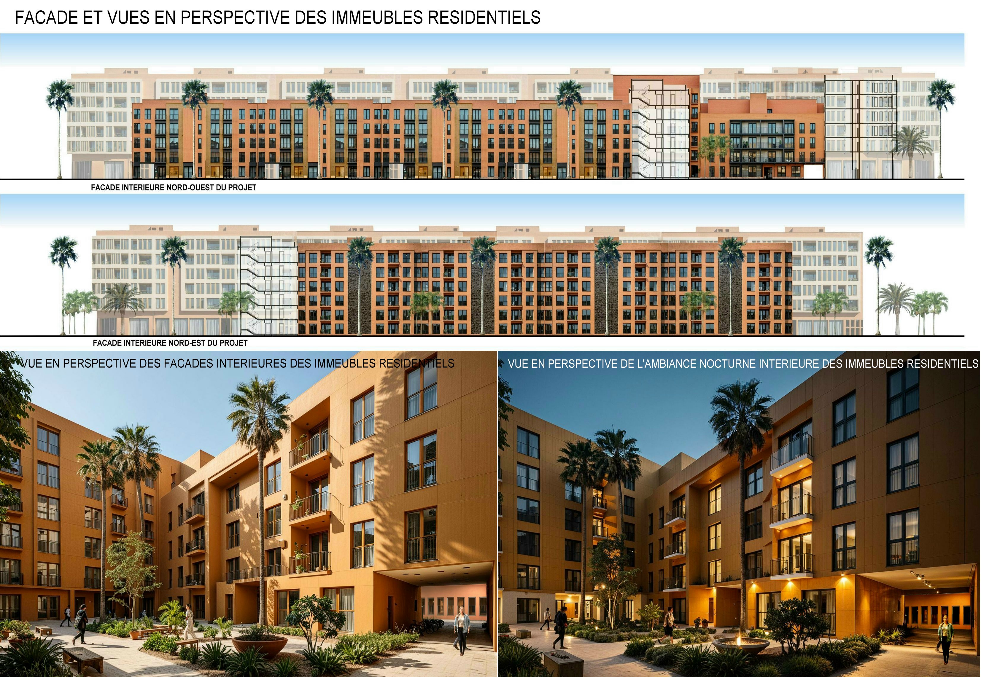 Projet résidentiel et de bureau Al Fayrouz Marrakech | CONCOURS ARCHITECTURAL 1ER PRIX — 6