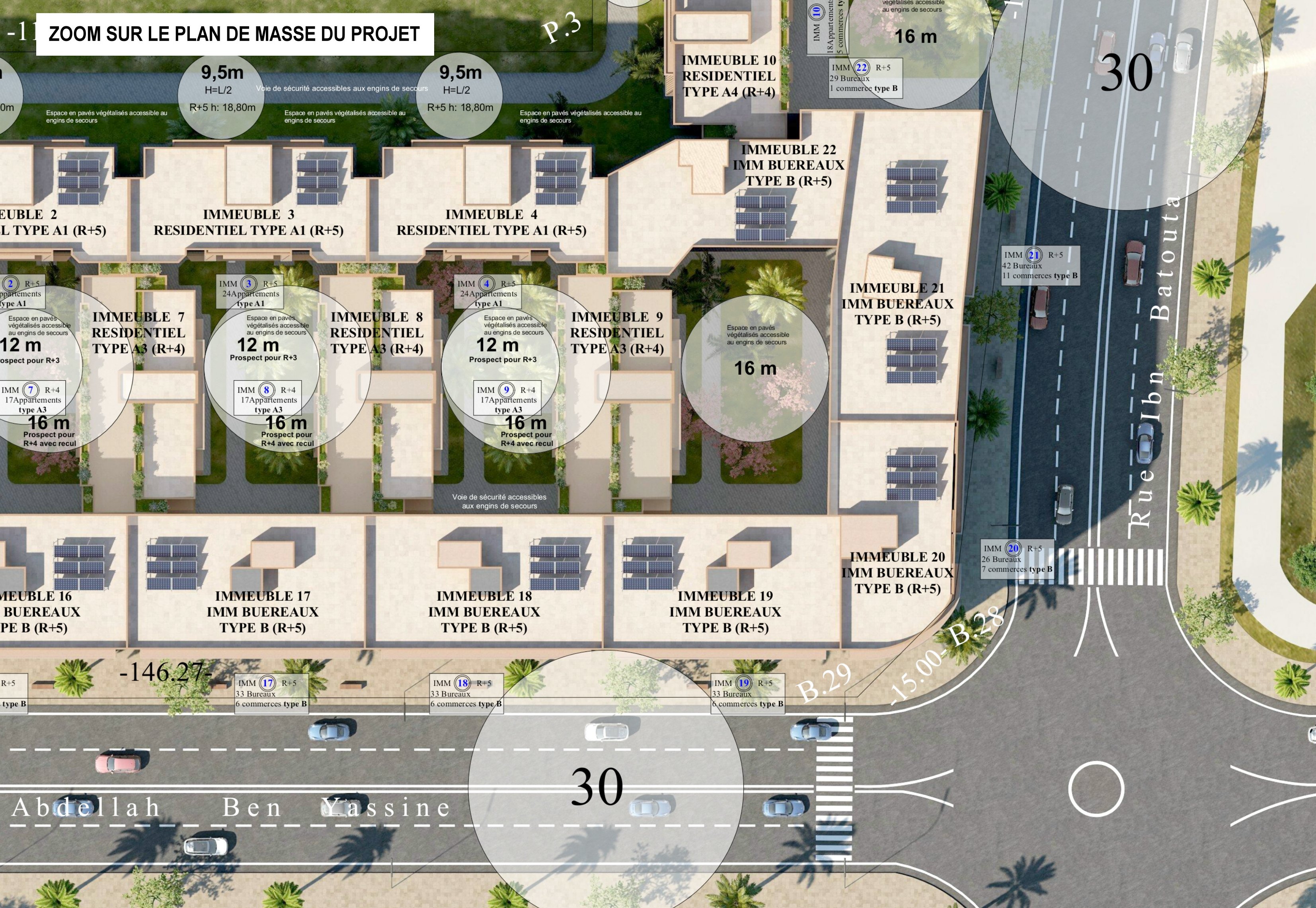Projet résidentiel et de bureau Al Fayrouz Marrakech | CONCOURS ARCHITECTURAL 1ER PRIX — 10