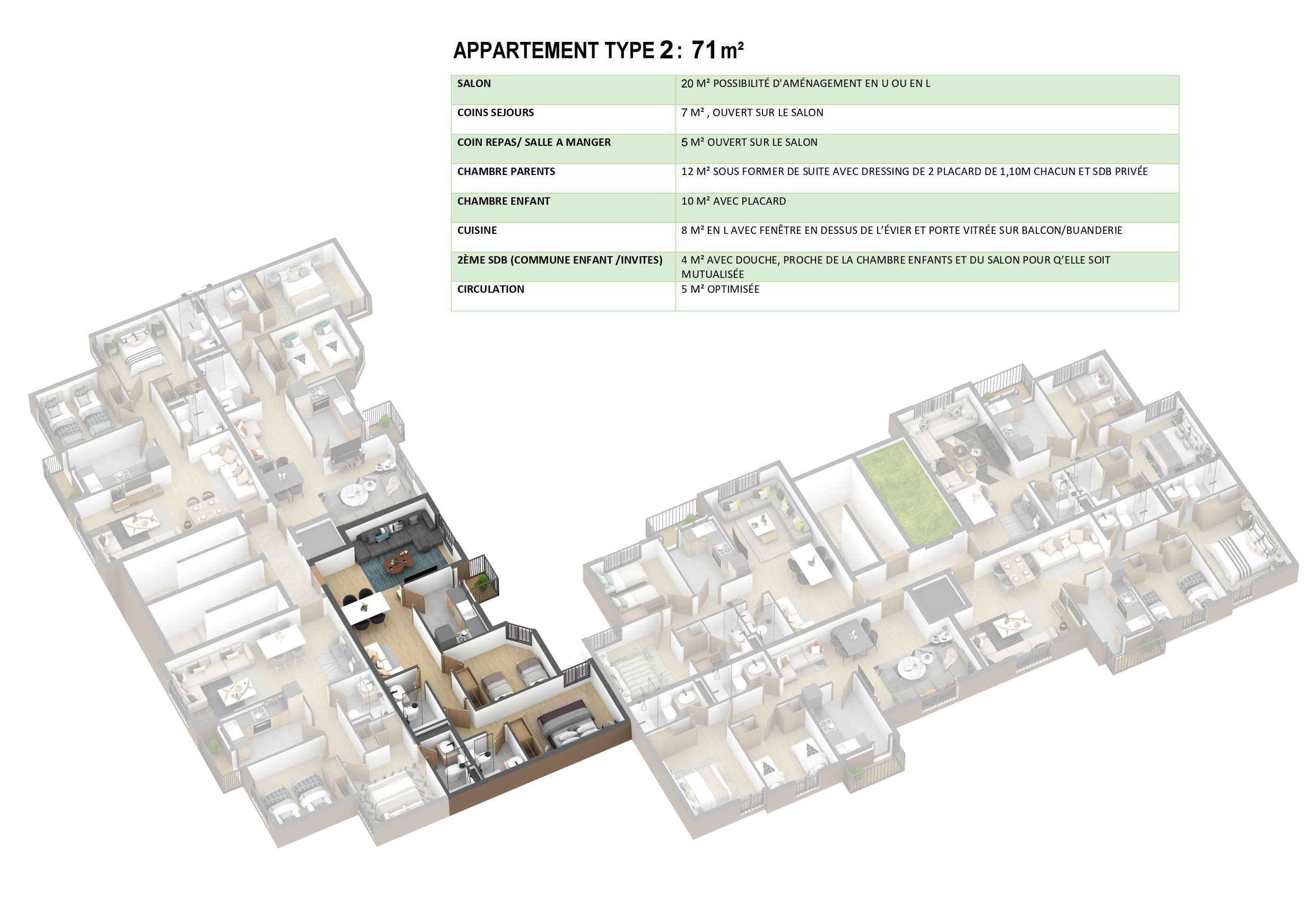 Projet résidentiel et de bureau Al Fayrouz Marrakech | CONCOURS ARCHITECTURAL 1ER PRIX — 11