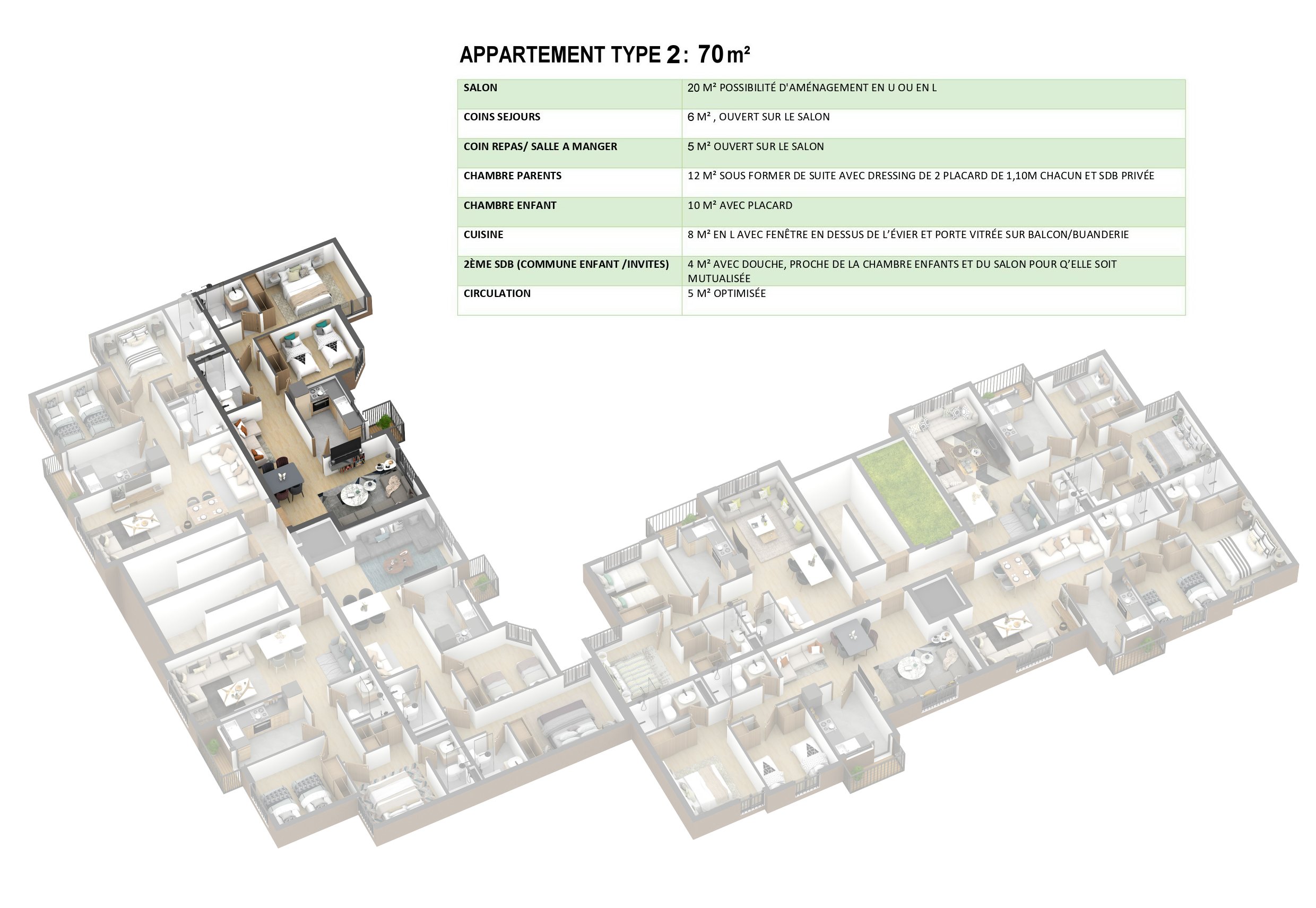 Projet résidentiel et de bureau Al Fayrouz Marrakech | CONCOURS ARCHITECTURAL 1ER PRIX — 12