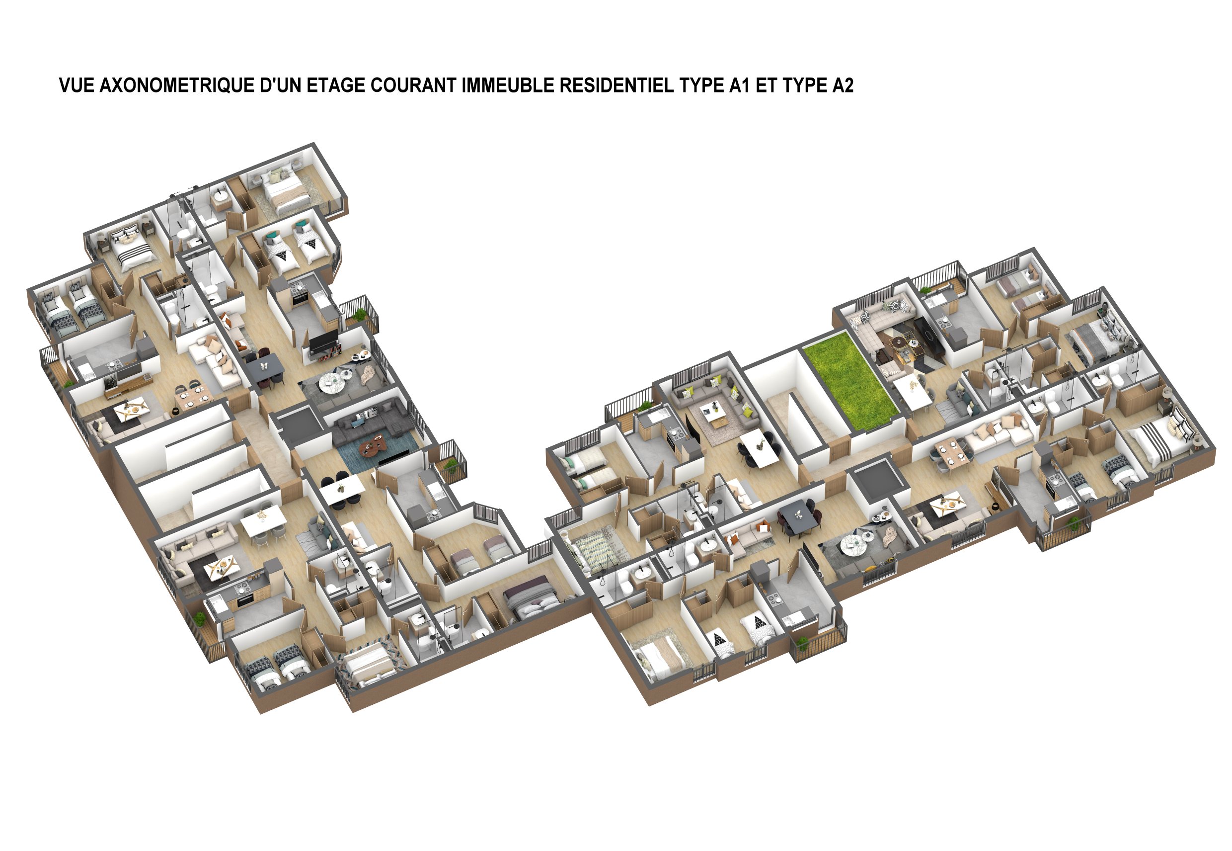 Projet résidentiel et de bureau Al Fayrouz Marrakech | CONCOURS ARCHITECTURAL 1ER PRIX — 13